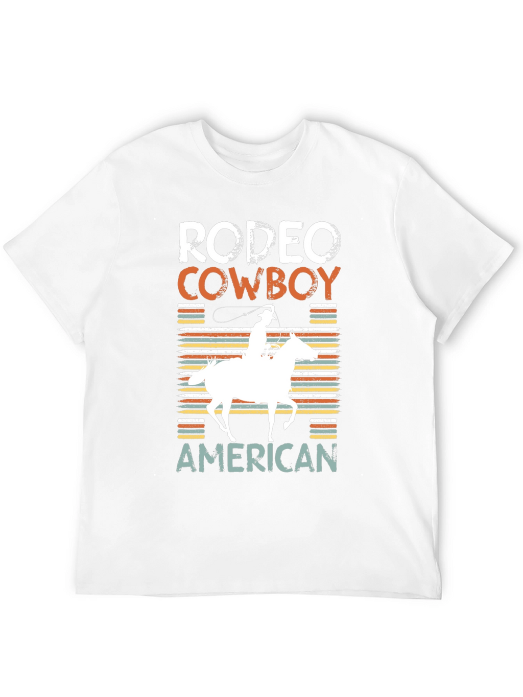Rodeo Cowboy American Graphic T-Shirt