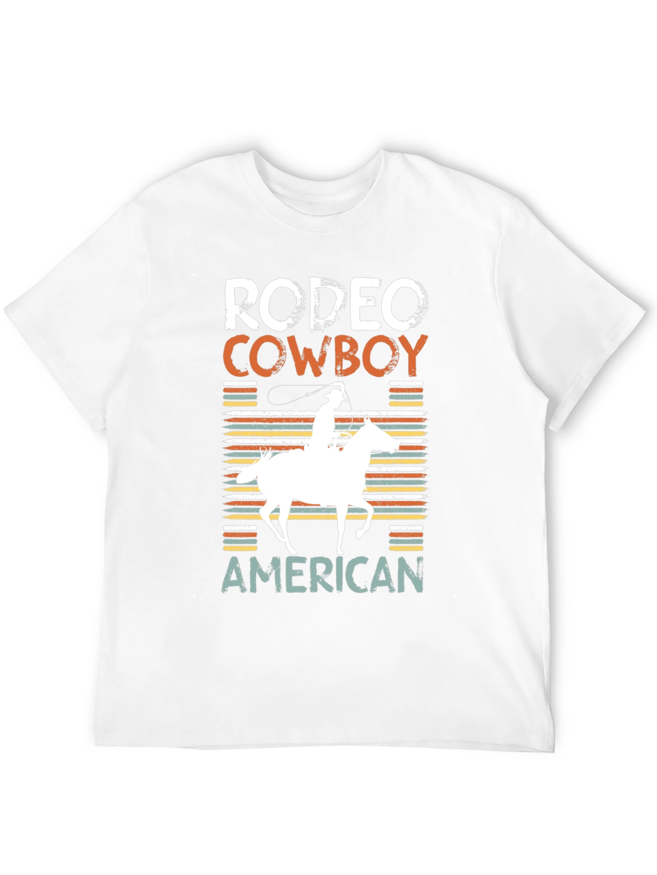 Rodeo Cowboy American Graphic T-Shirt