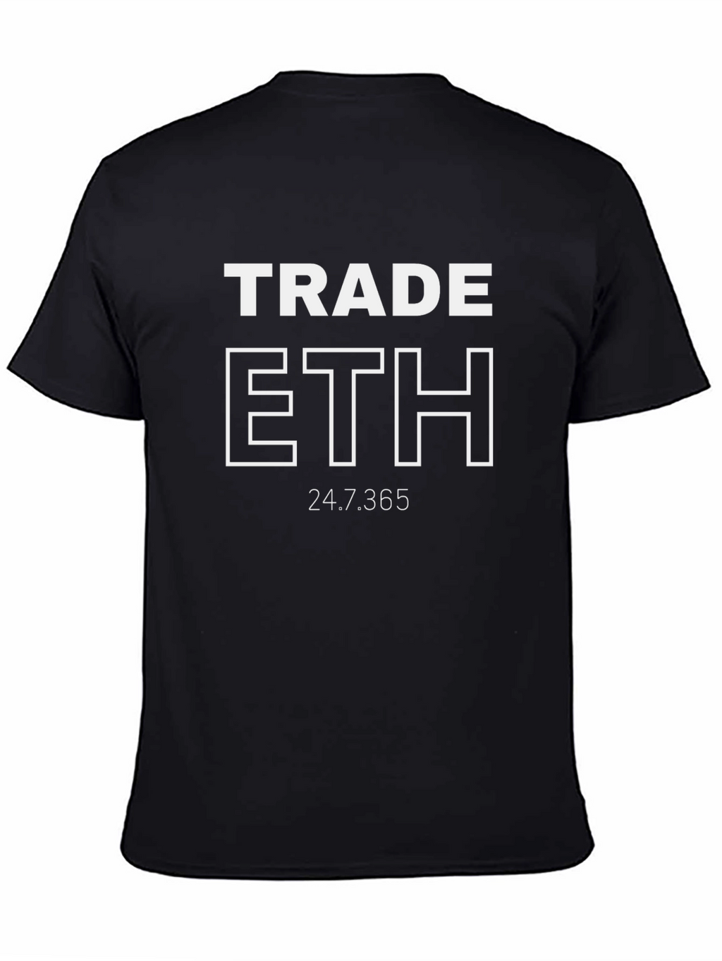 Trade ETH Black T-Shirt - Crypto Trading
