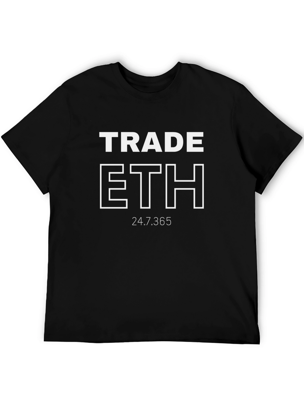 Trade ETH Black T-Shirt - Crypto Trading