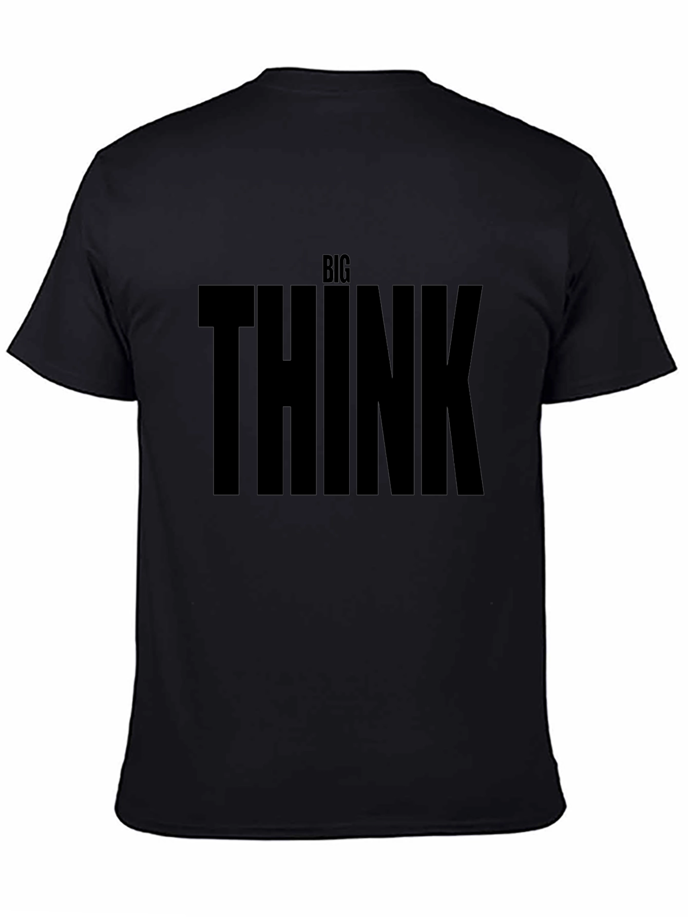 Big Think Graphic T-Shirt - Premium Black Tee