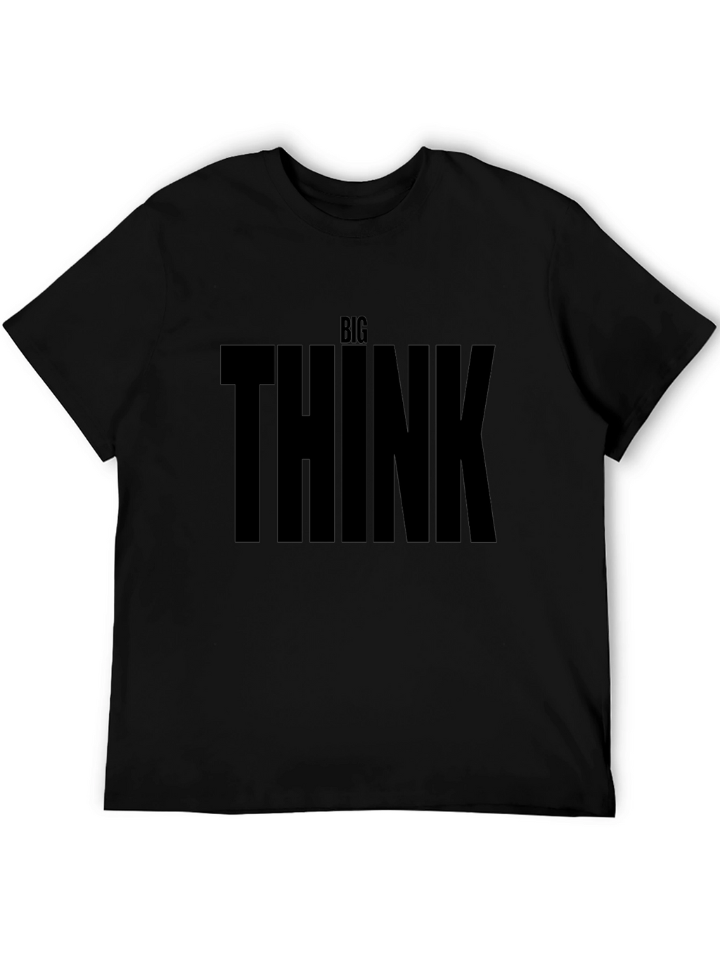 Big Think Graphic T-Shirt - Premium Black Tee