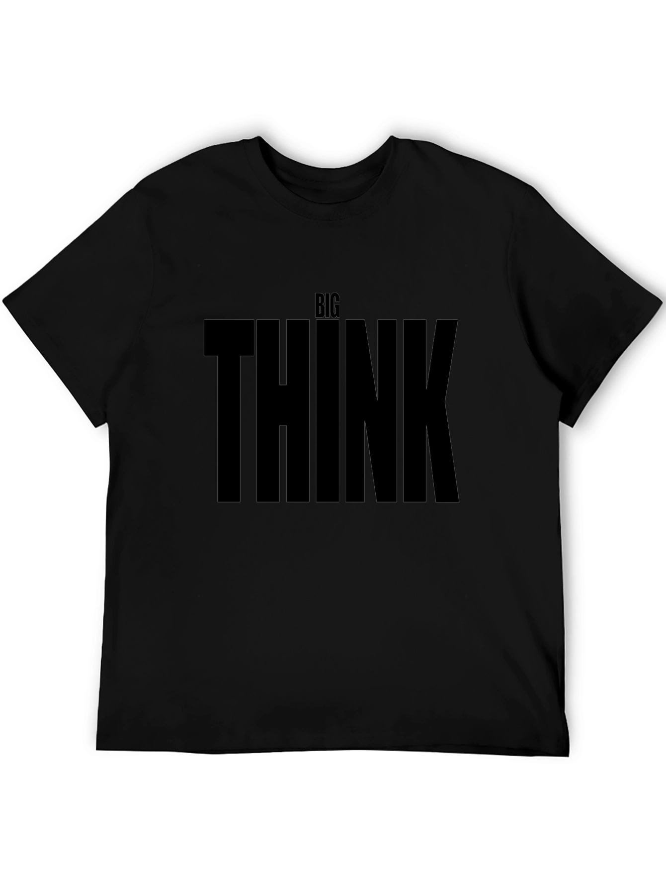 Big Think Graphic T-Shirt - Premium Black Tee