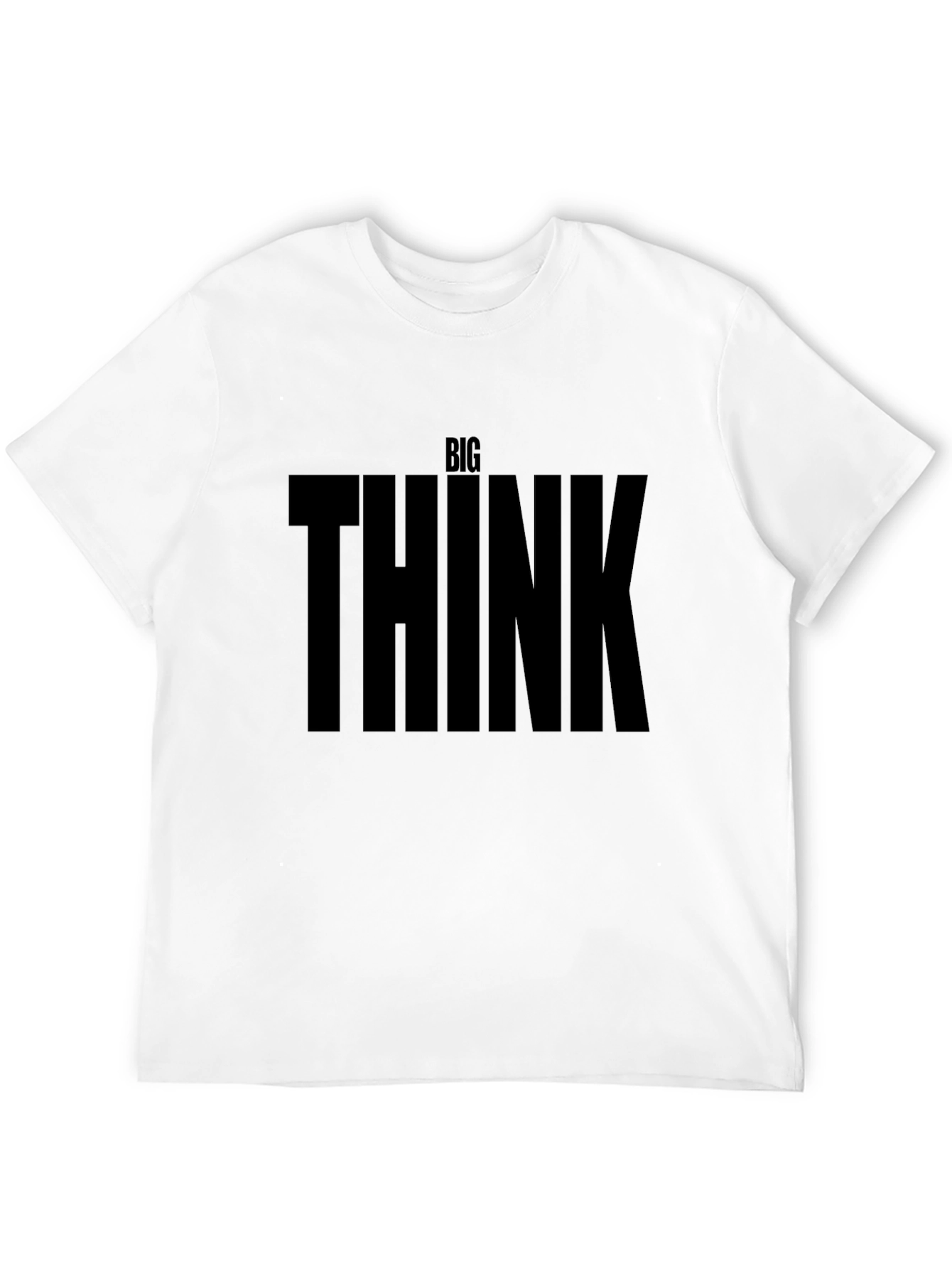 Big Think Graphic T-Shirt - Premium Black Tee