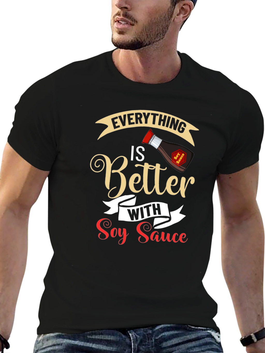 Everything is Better with Soy Sauce Black T-Shirt