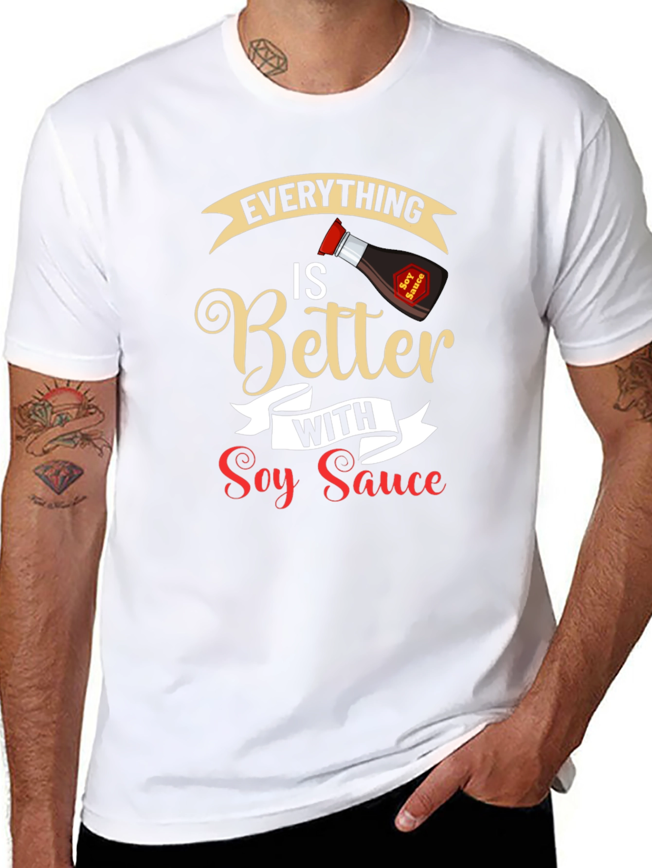 Everything is Better with Soy Sauce Black T-Shirt