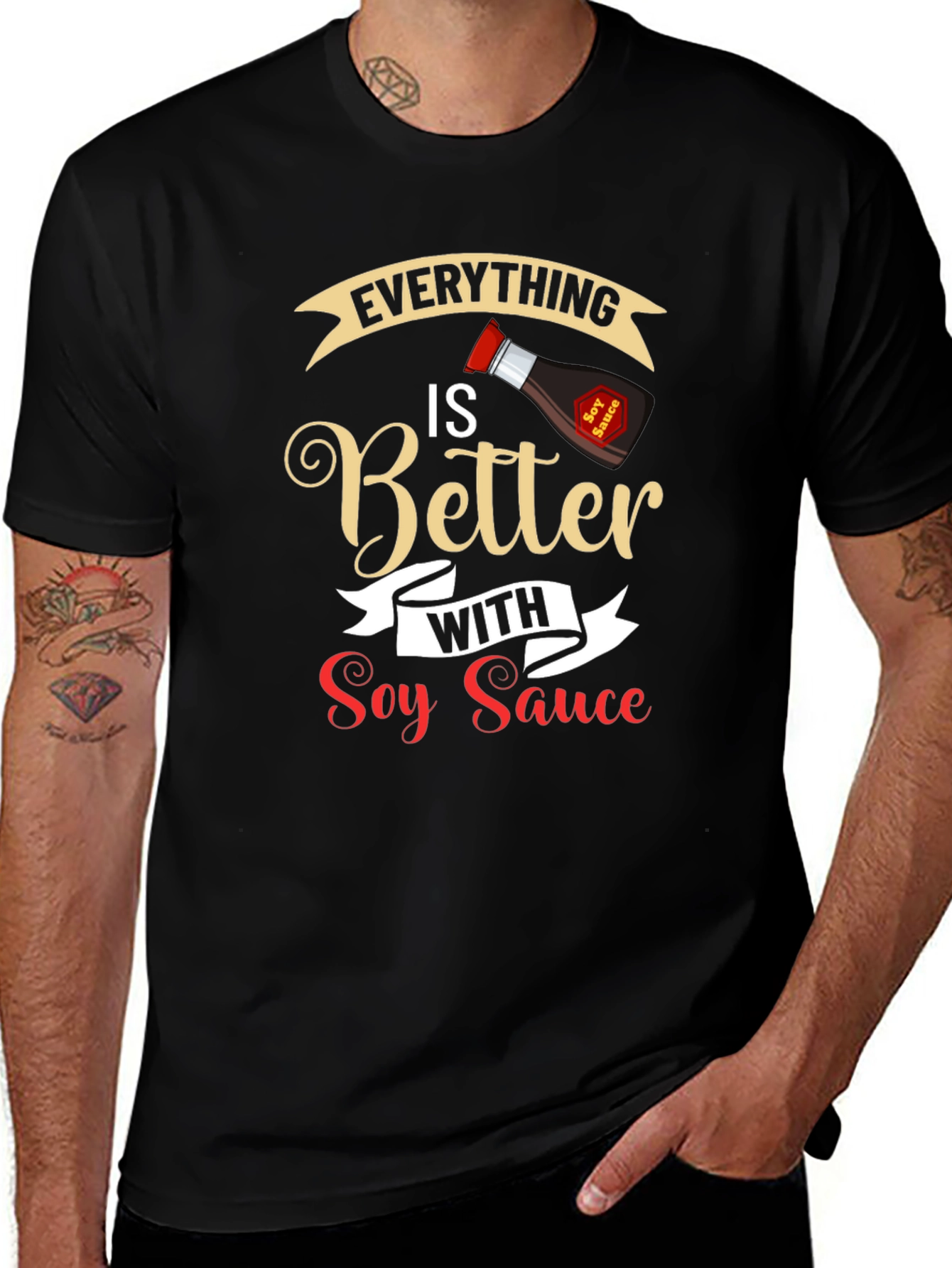 Everything is Better with Soy Sauce Black T-Shirt
