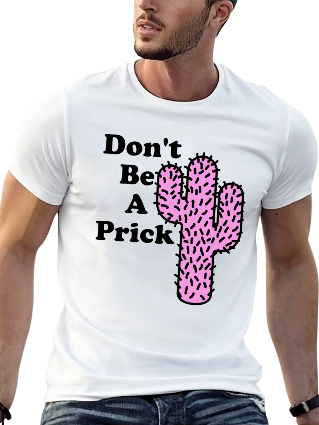 Dont Be a Prick Cactus Graphic Novelty T-Shirt
