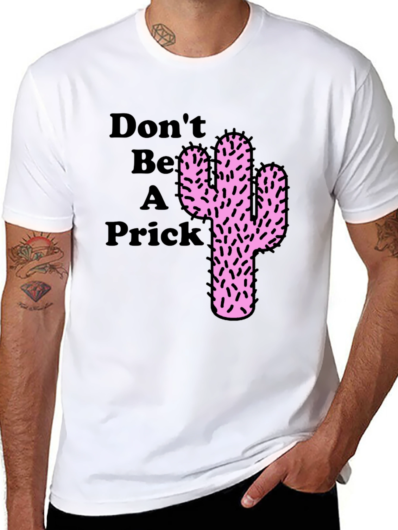 Dont Be a Prick Cactus Graphic Novelty T-Shirt