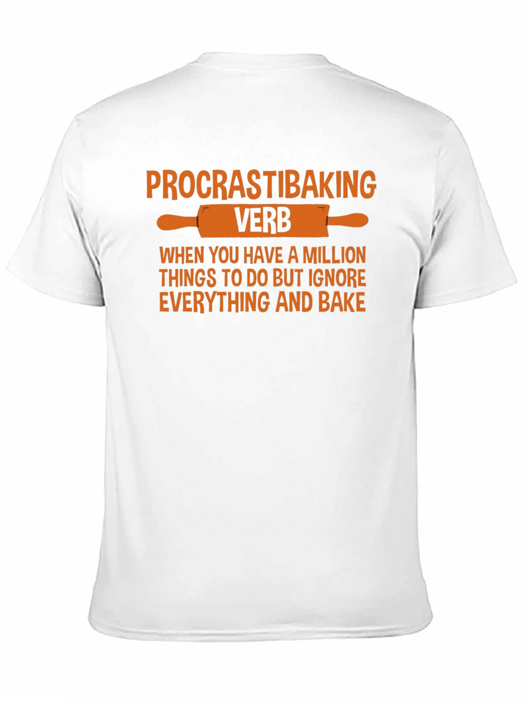 Procrastibaking Verb T-Shirt Funny Baking Tee