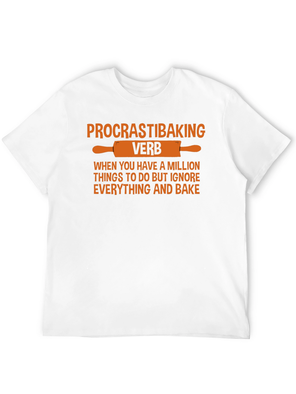 Procrastibaking Verb T-Shirt Funny Baking Tee