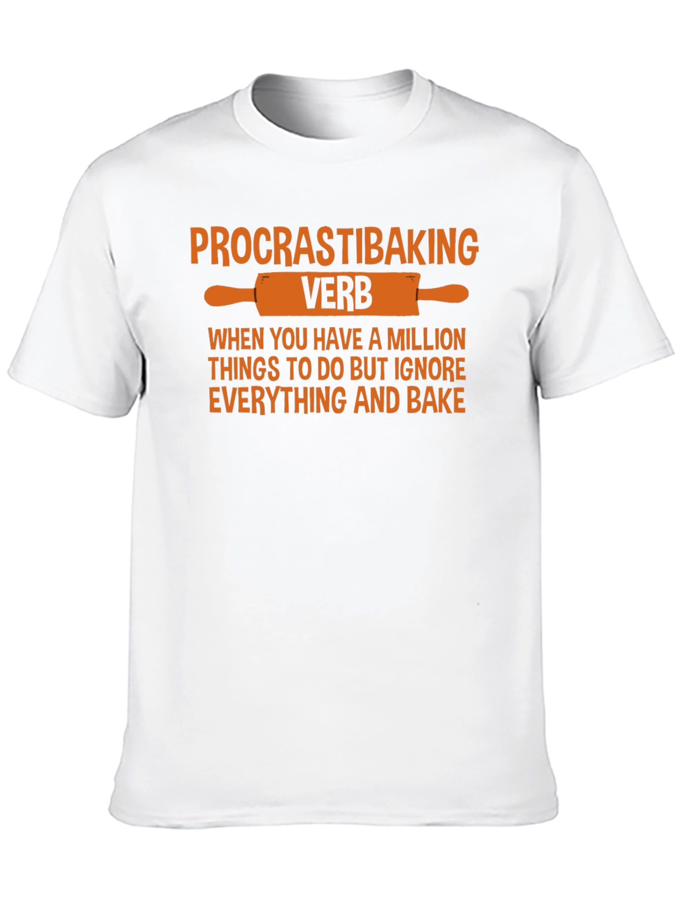 Procrastibaking Verb T-Shirt Funny Baking Tee