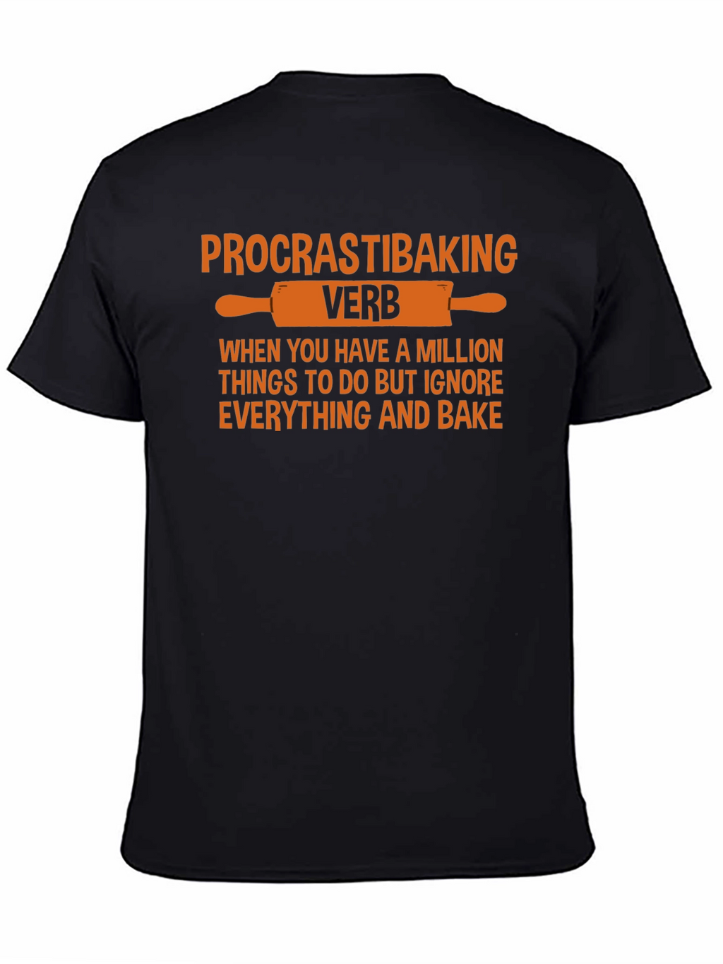 Procrastibaking Verb T-Shirt Funny Baking Tee