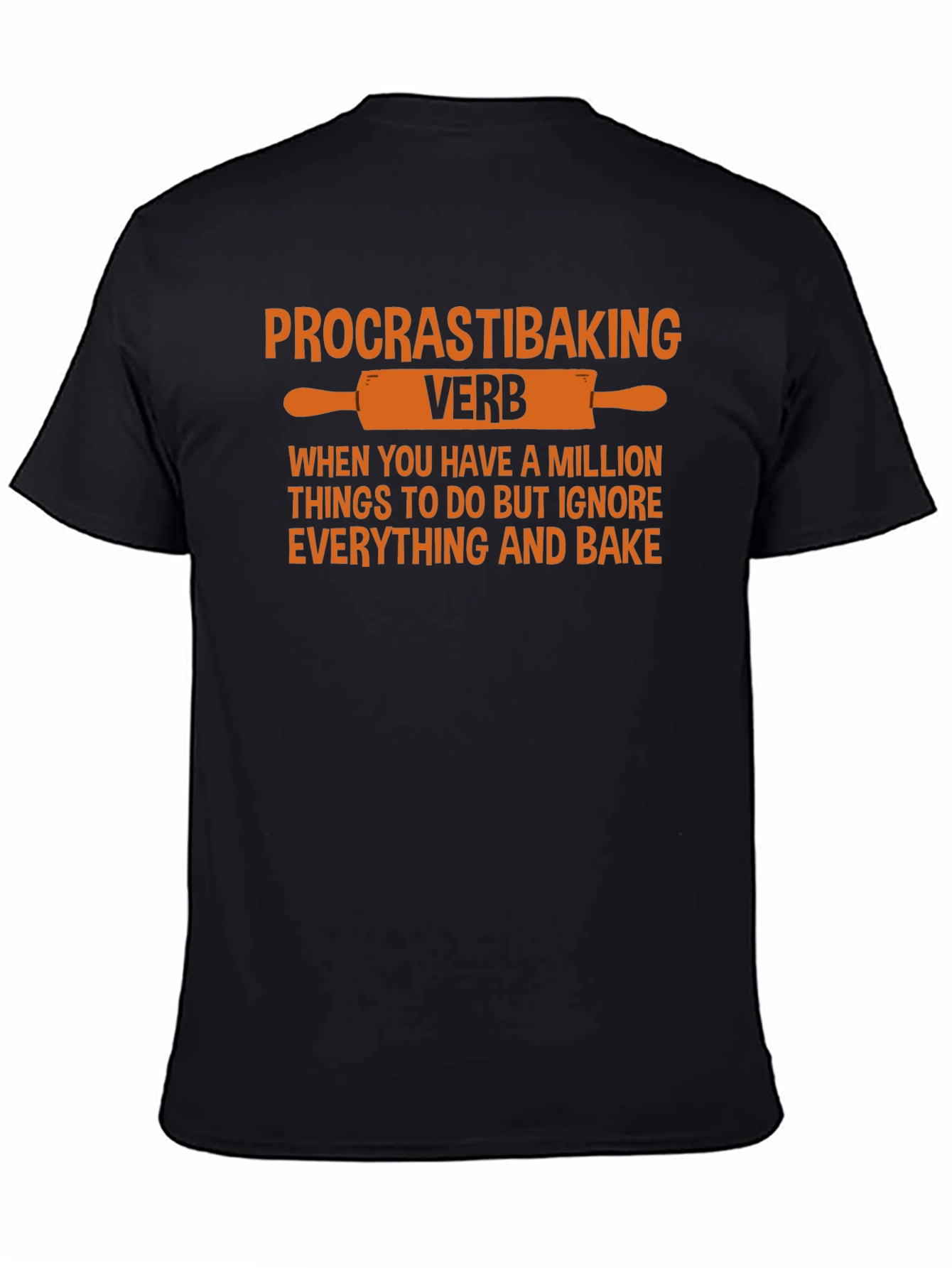 Procrastibaking Verb T-Shirt Funny Baking Tee