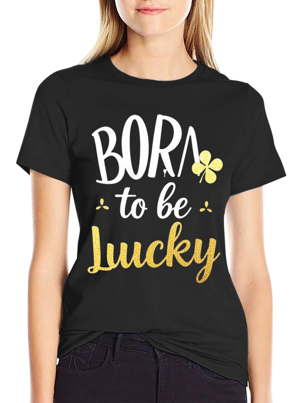 Born to be Lucky Shamrock Tee