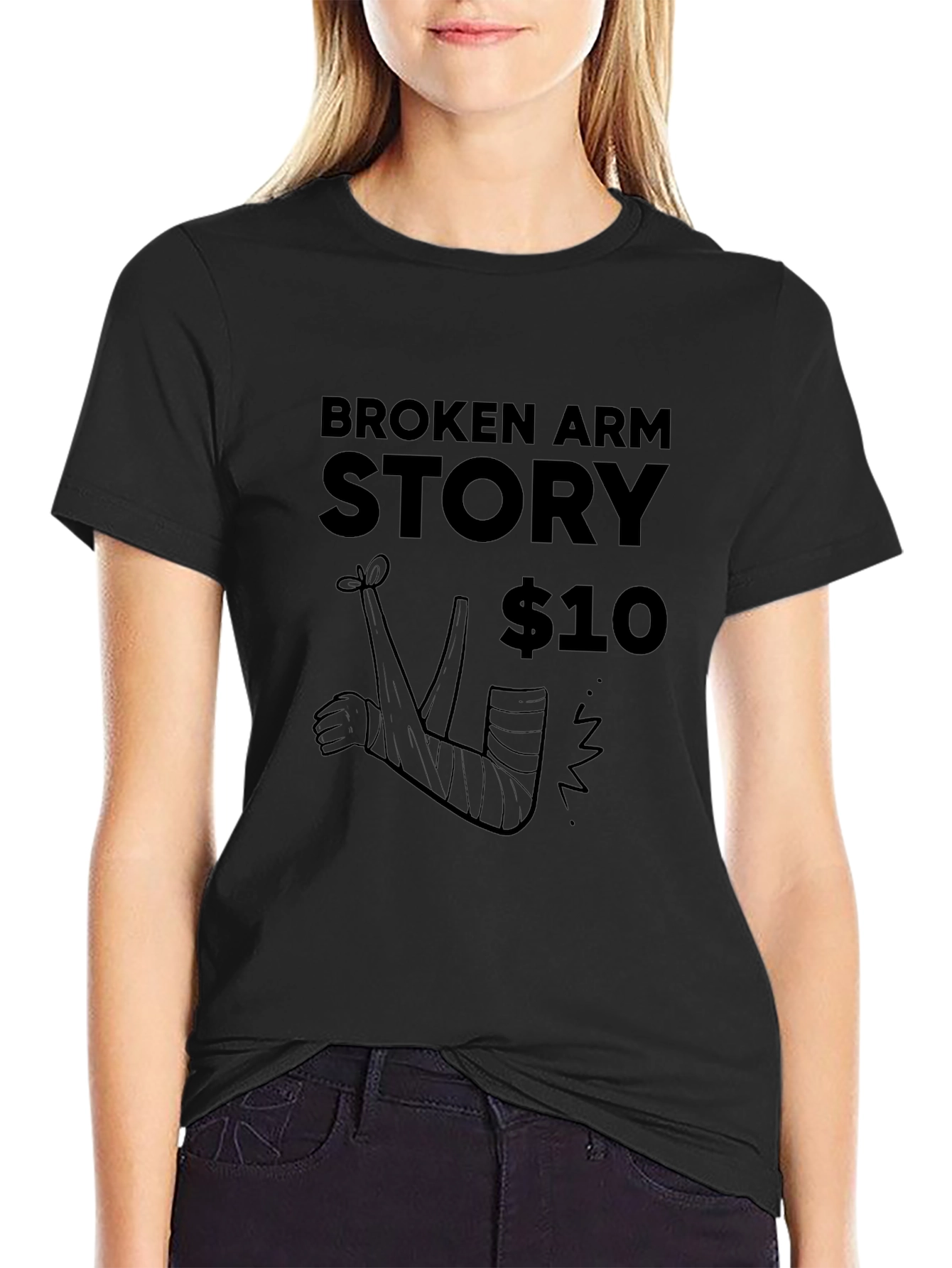 Broken Arm Story Graphic Novelty T-Shirt