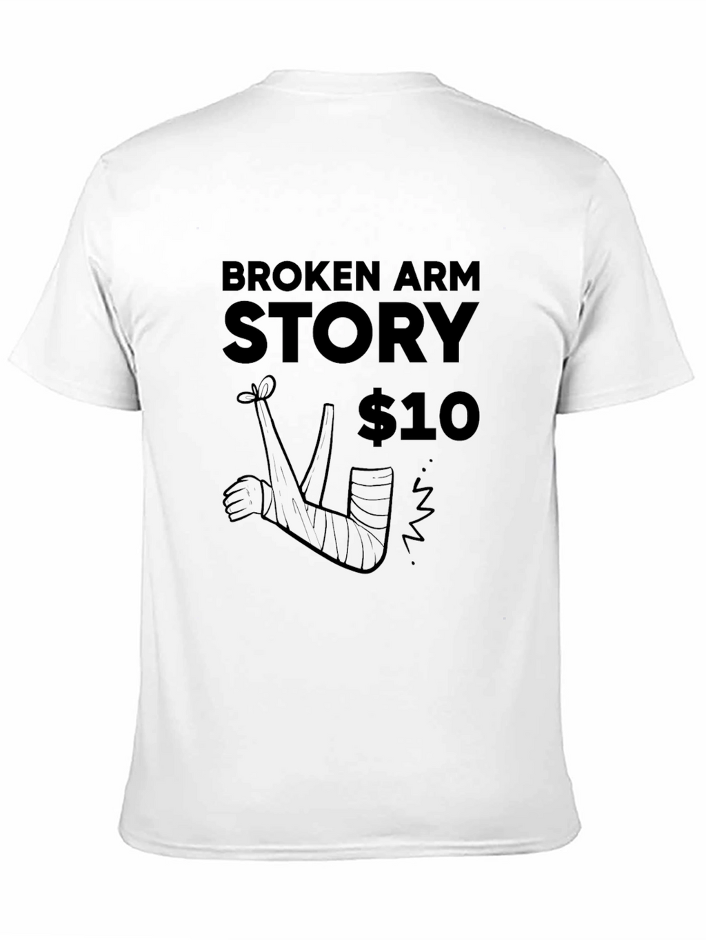 Broken Arm Story Graphic Novelty T-Shirt
