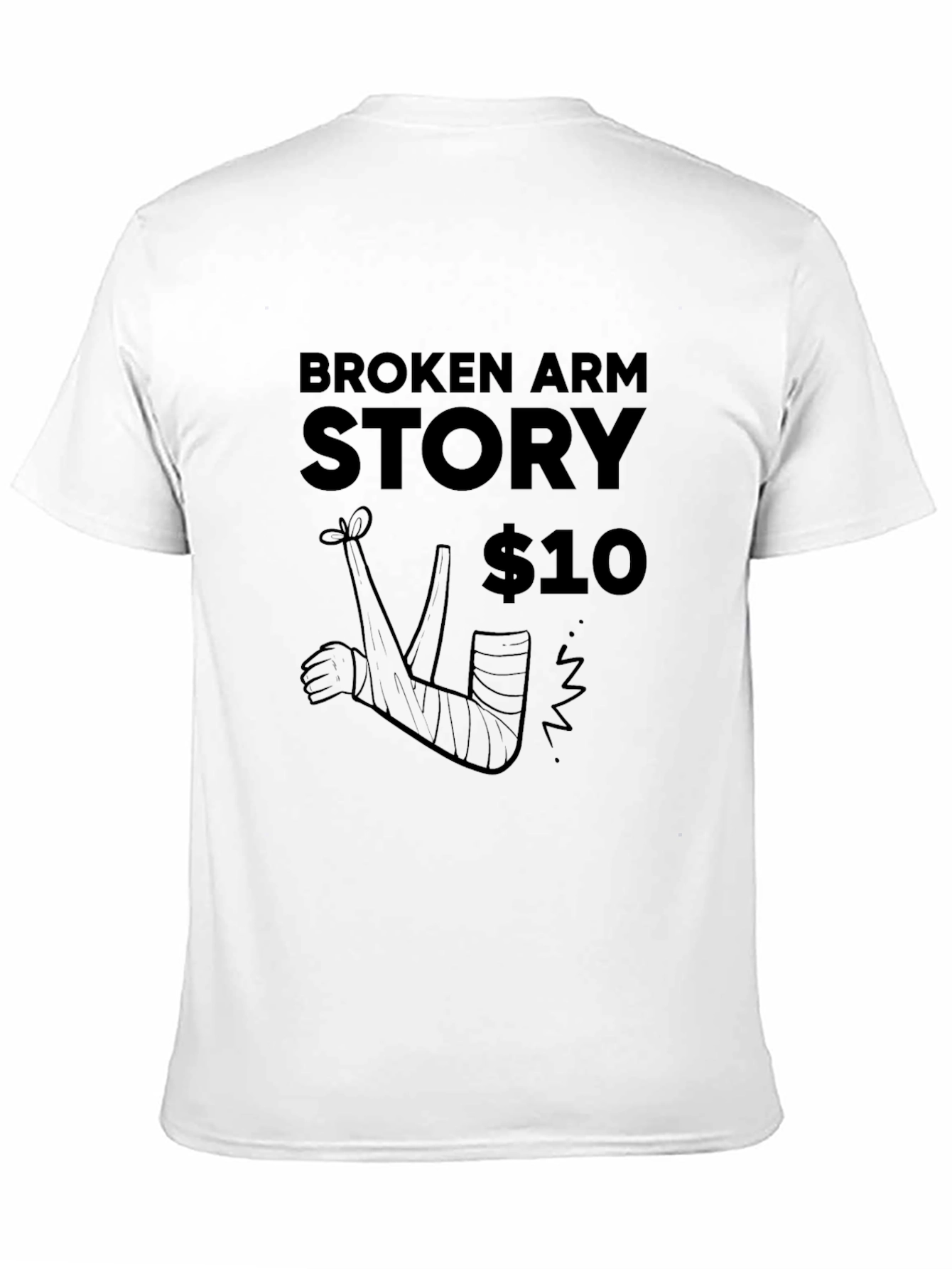 Broken Arm Story Graphic Novelty T-Shirt