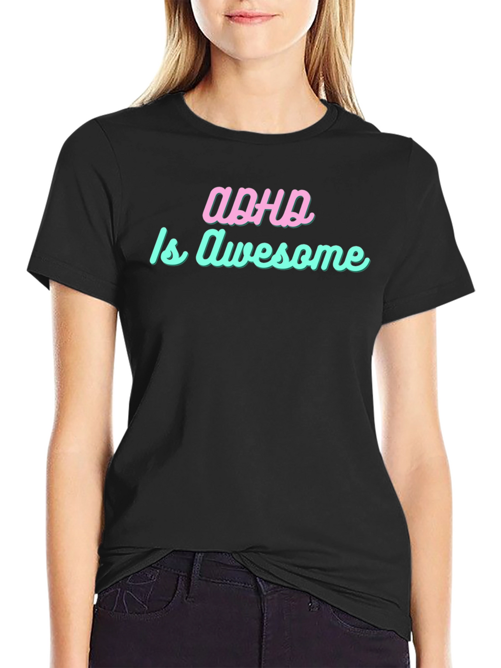 ADHD is Awesome Graphic Tee - Trendy Statement Shirt