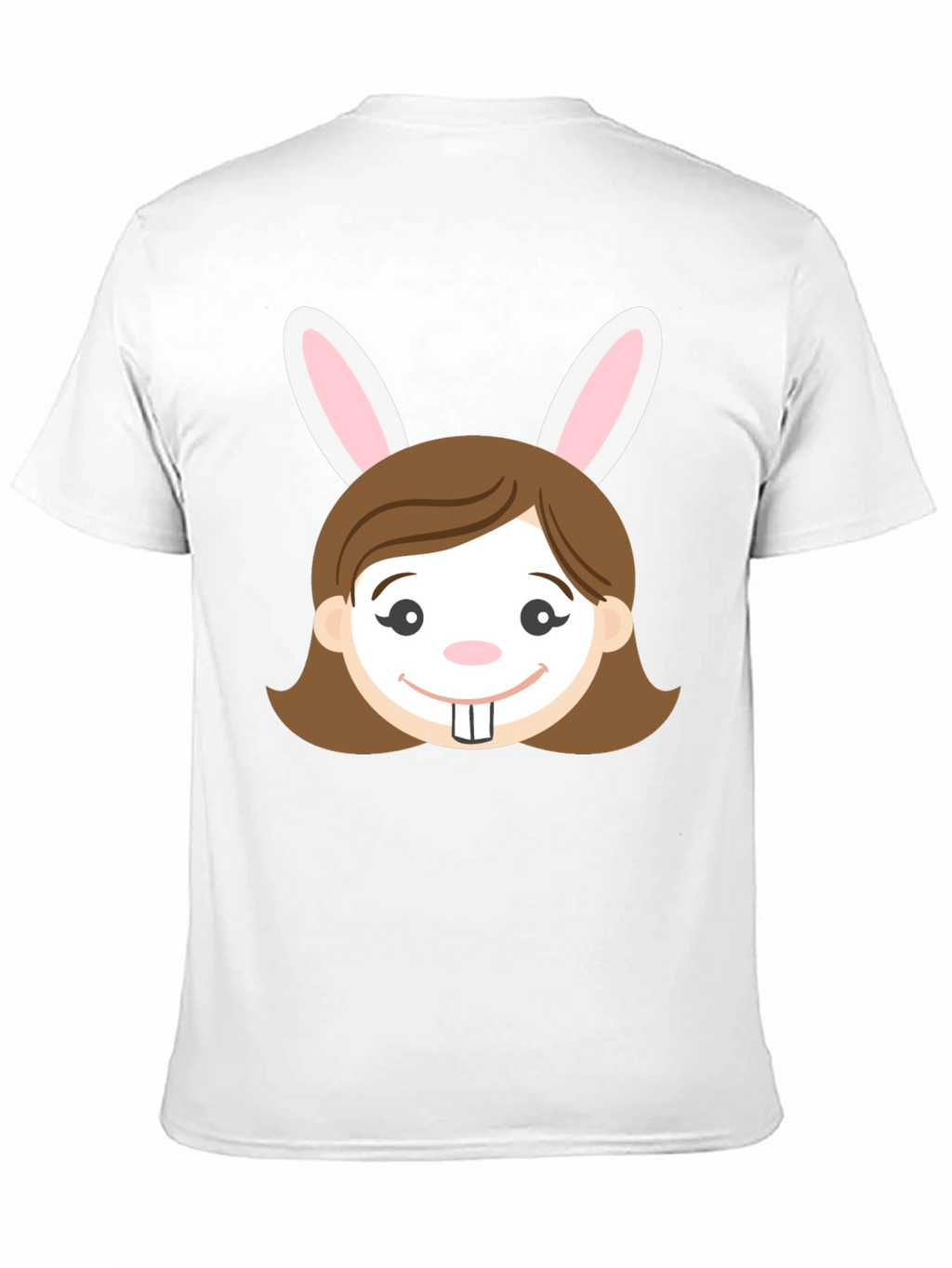 Bunny Girl Graphic T-Shirt - Easter Fun!