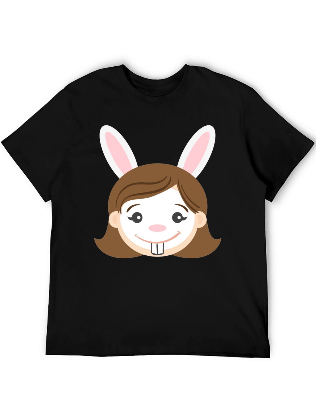 Bunny Girl Graphic T-Shirt - Easter Fun!