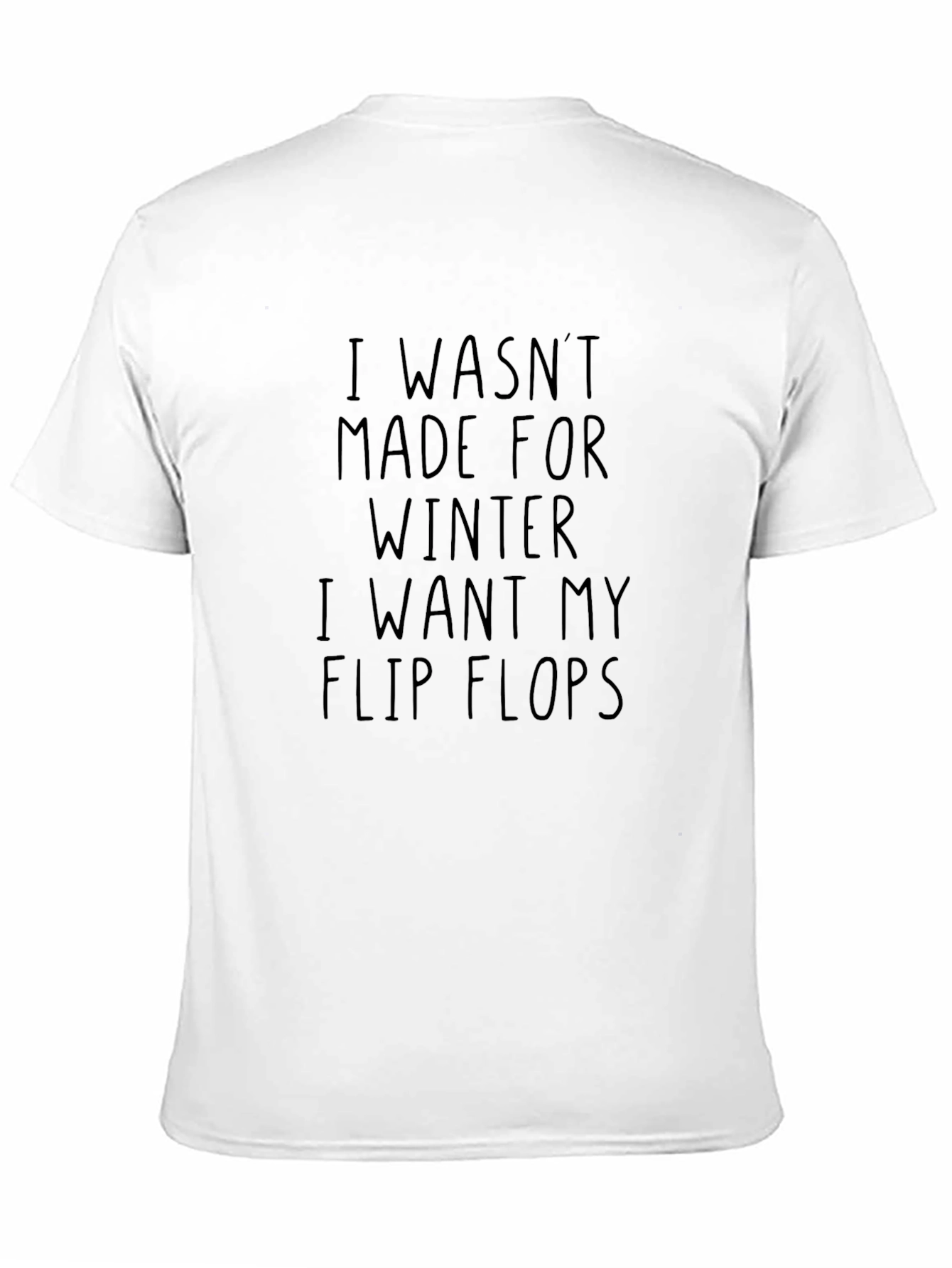 Funny Winter Hater T-Shirt - Flip Flops