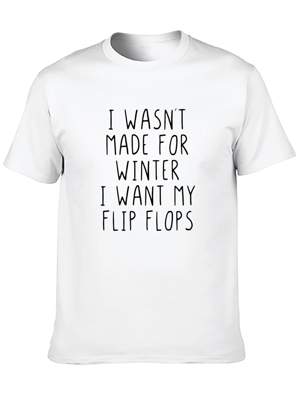 Funny Winter Hater T-Shirt - Flip Flops