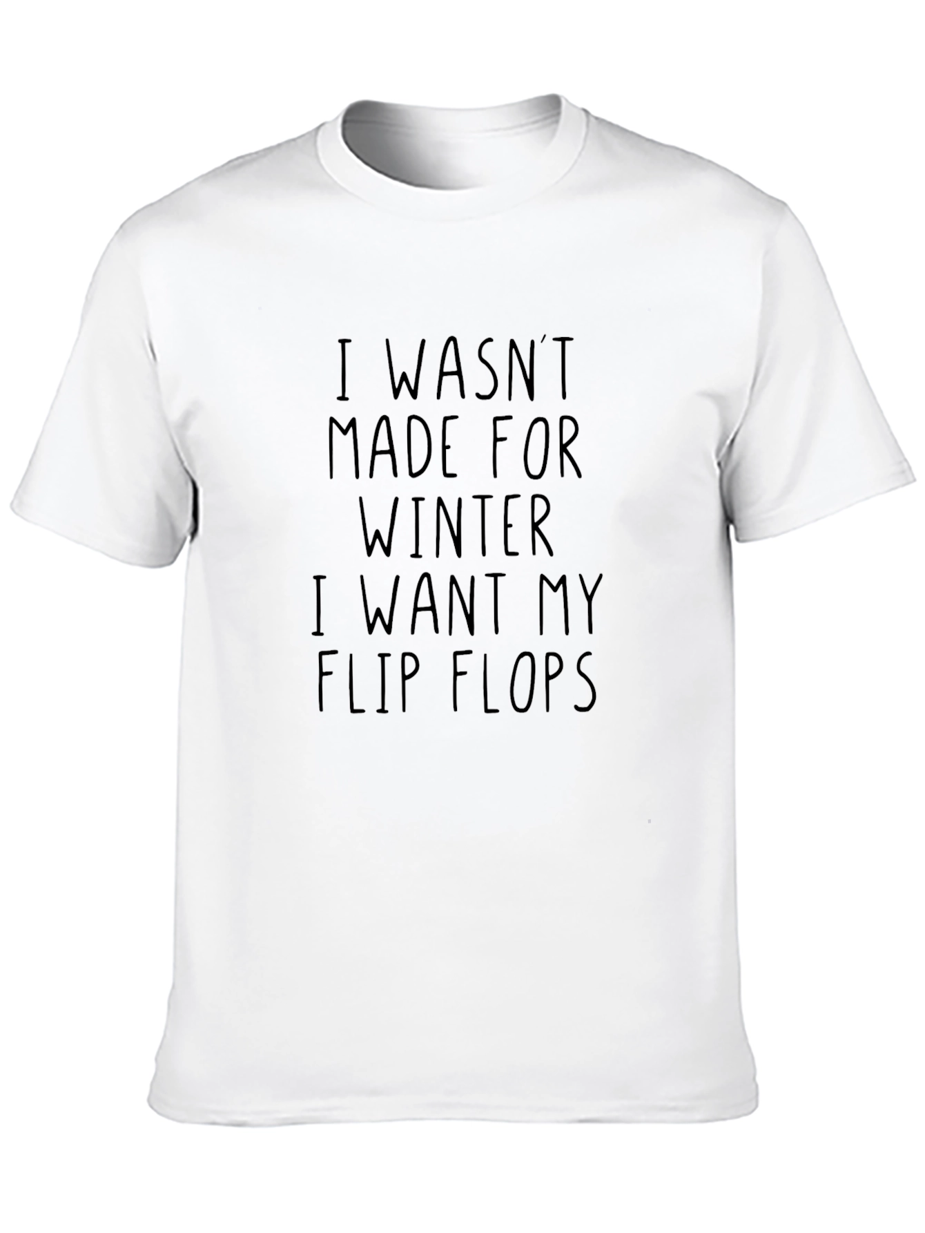 Funny Winter Hater T-Shirt - Flip Flops