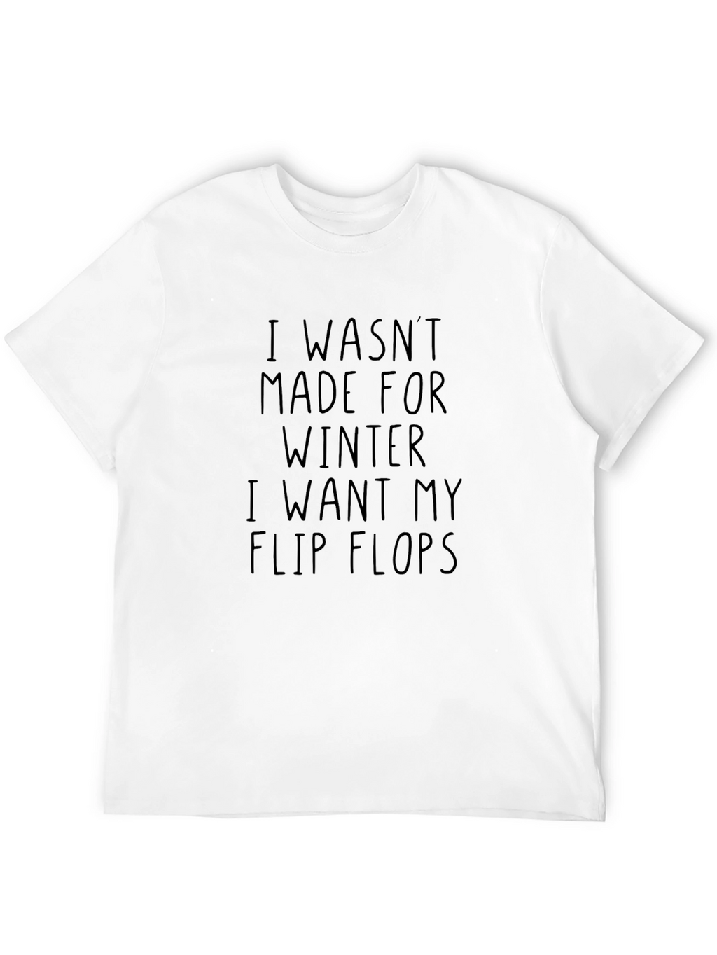 Funny Winter Hater T-Shirt - Flip Flops