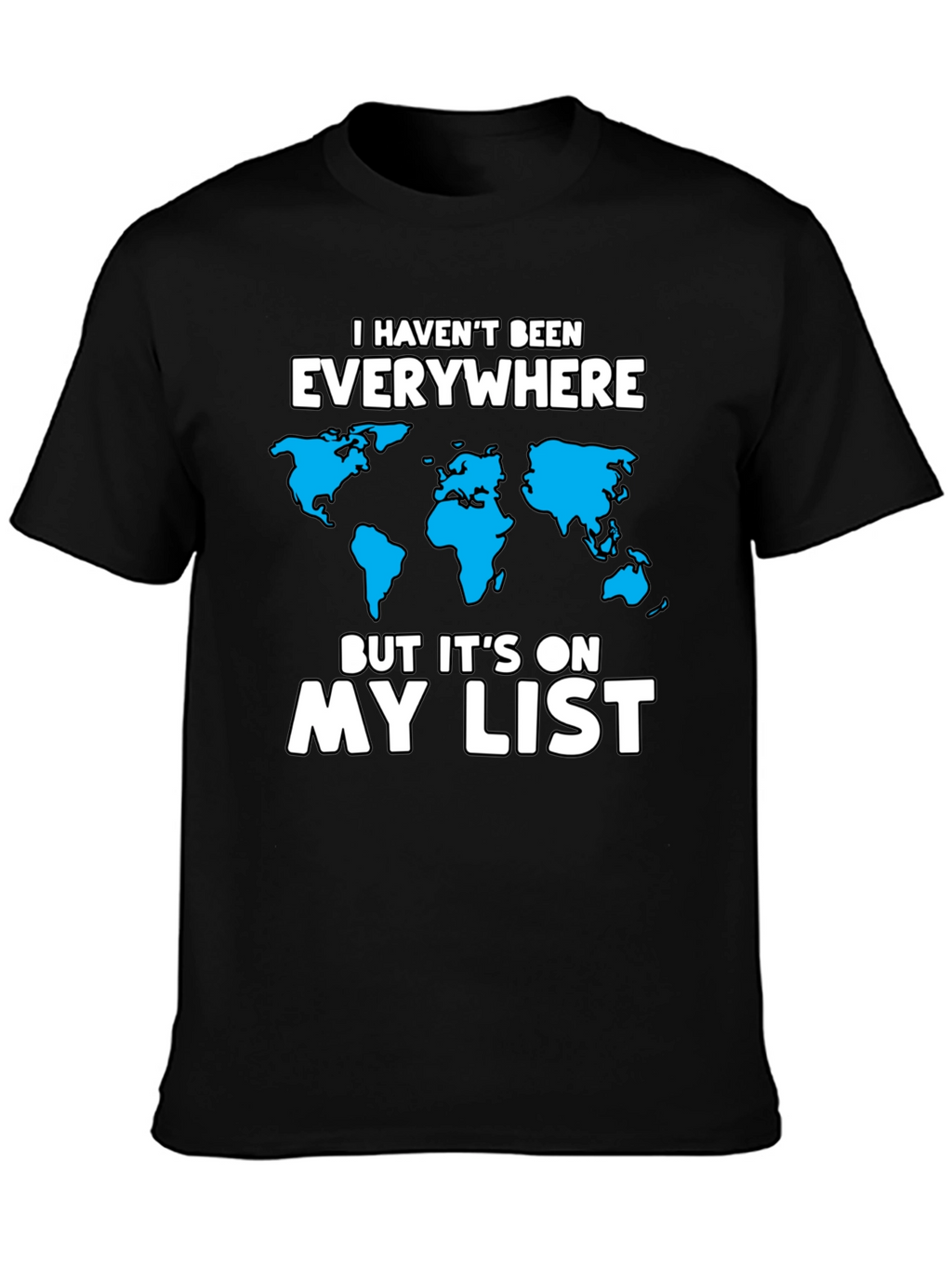 Travelers Wishlist T-Shirt - Black Graphic Tee