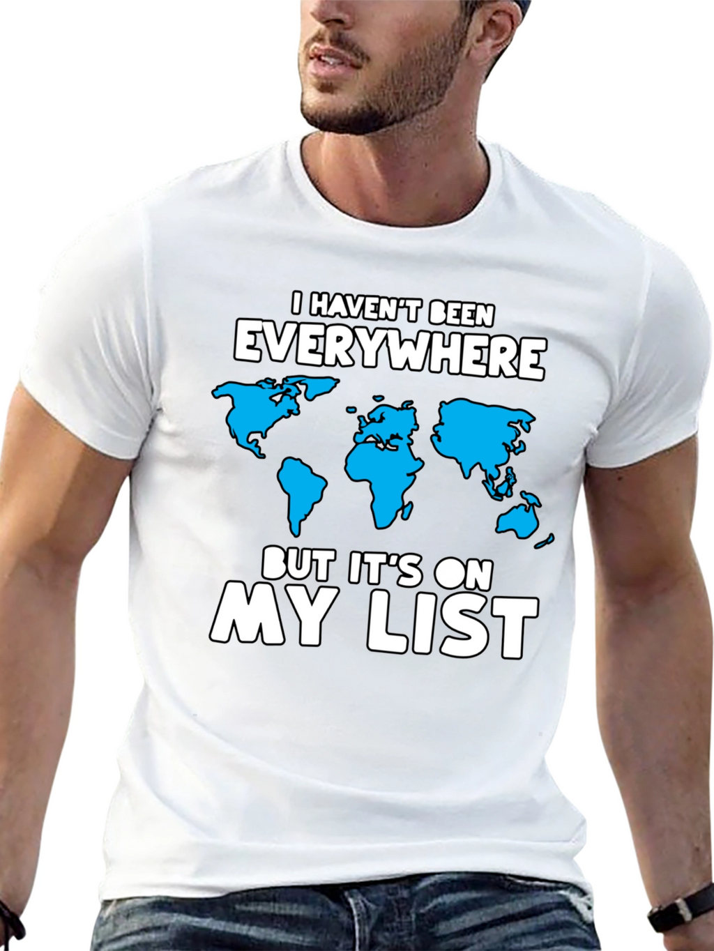 Travelers Wishlist T-Shirt - Black Graphic Tee
