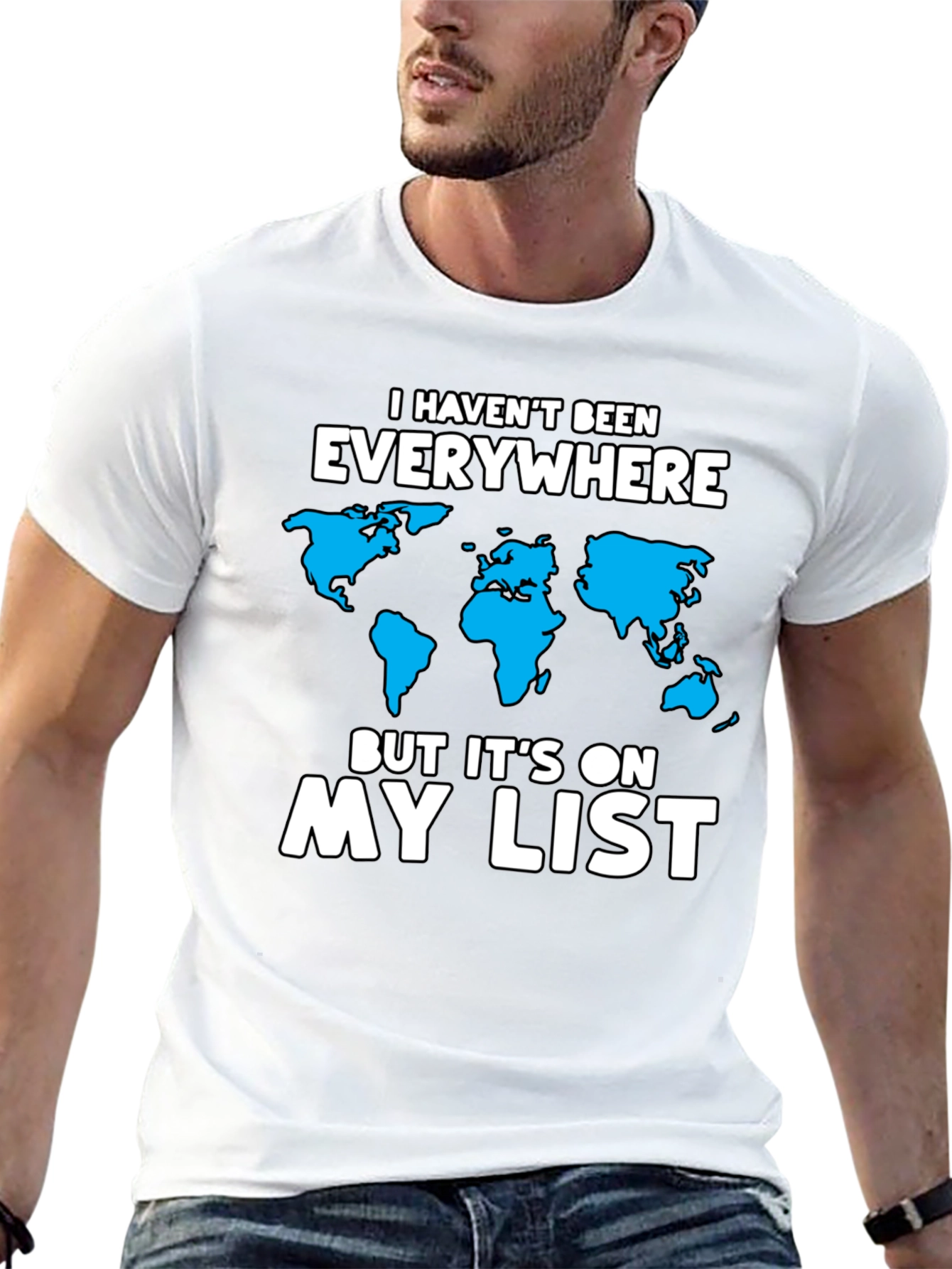Travelers Wishlist T-Shirt - Black Graphic Tee