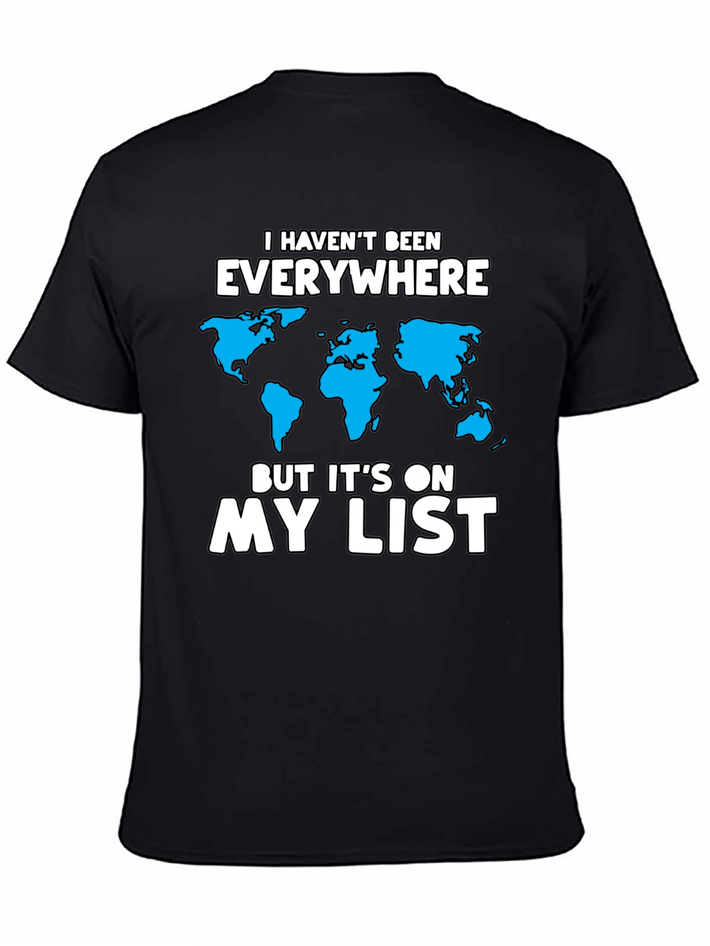 Travelers Wishlist T-Shirt - Black Graphic Tee