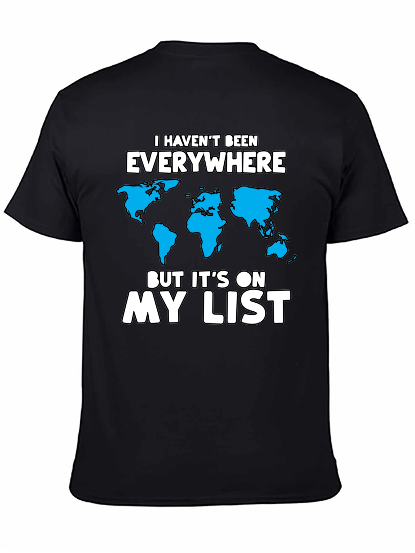 Travelers Wishlist T-Shirt - Black Graphic Tee