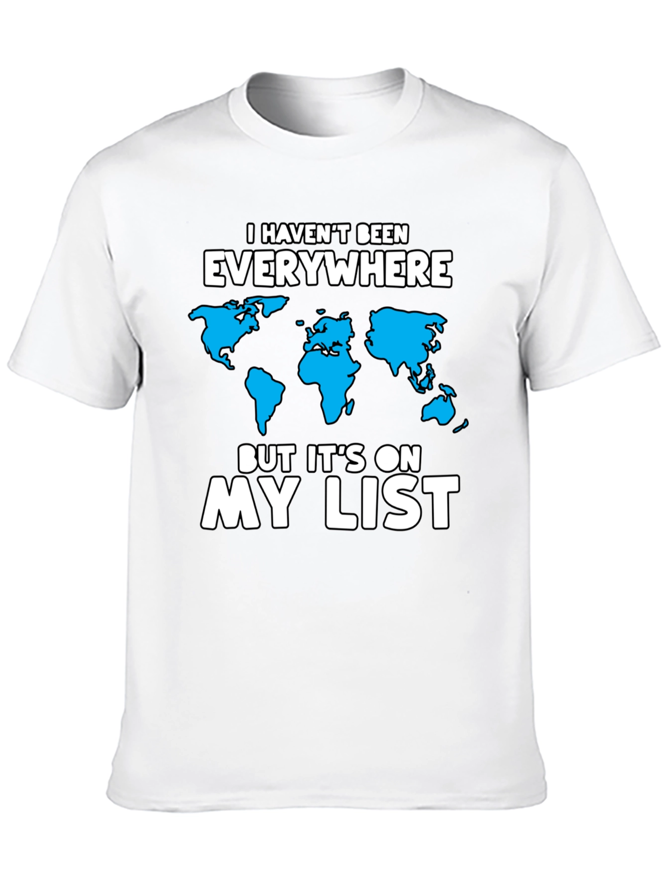 Travelers Wishlist T-Shirt - Black Graphic Tee