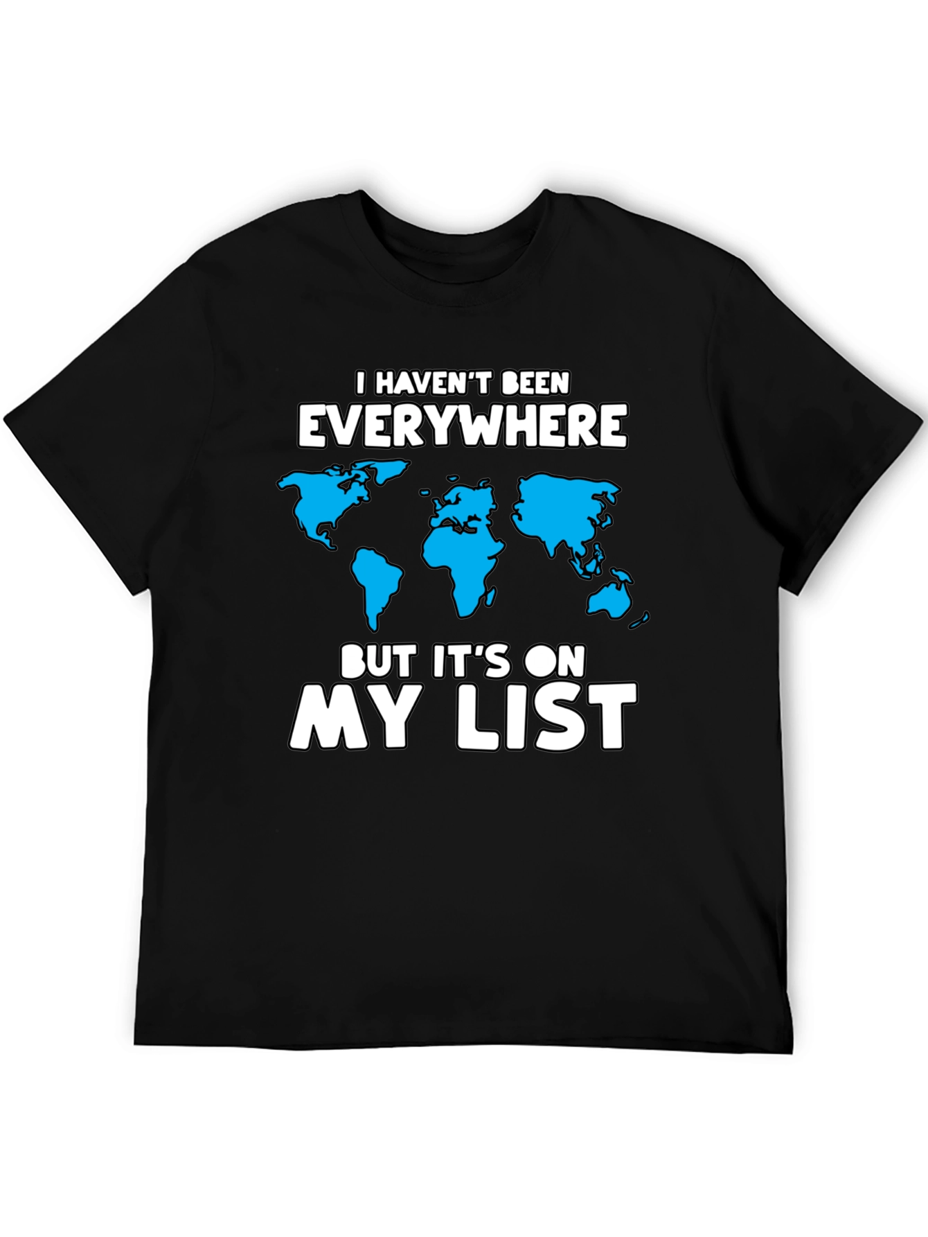 Travelers Wishlist T-Shirt - Black Graphic Tee