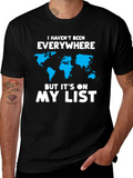 Travelers Wishlist T-Shirt - Black Graphic Tee