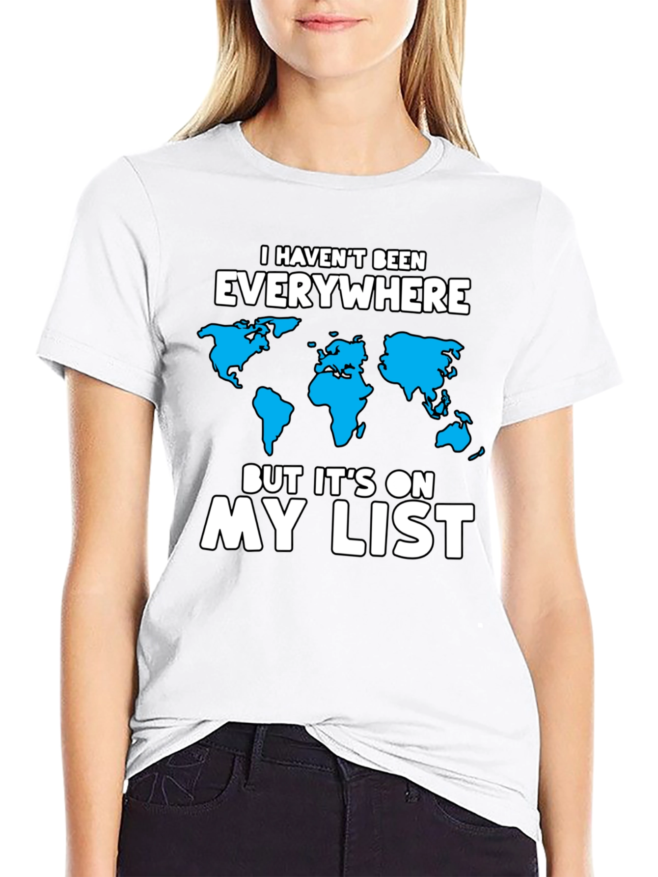 Travelers Wishlist T-Shirt - Black Graphic Tee