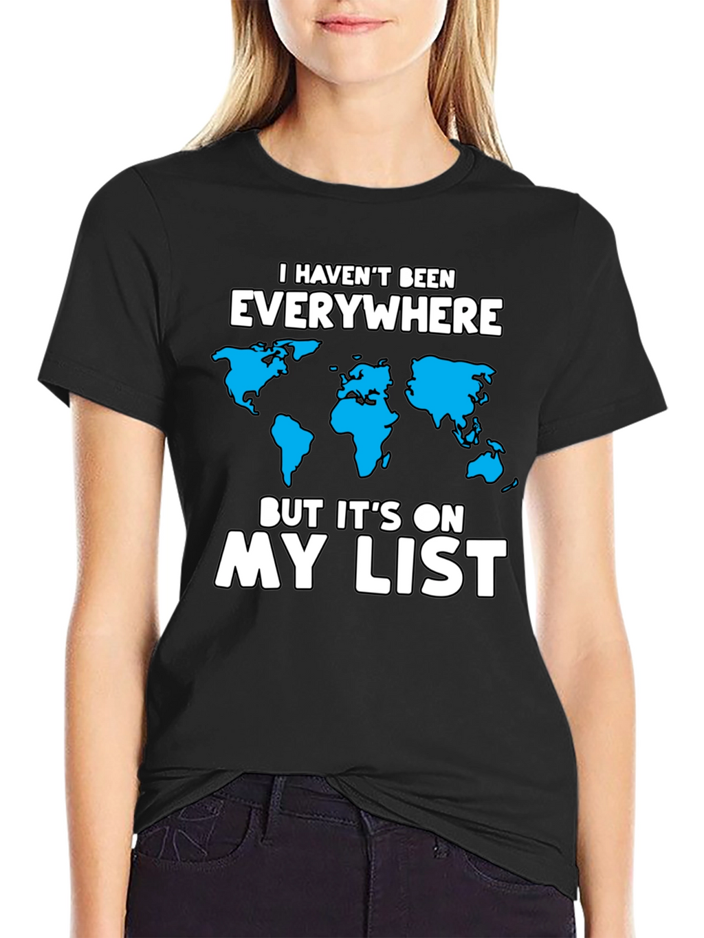 Travelers Wishlist T-Shirt - Black Graphic Tee
