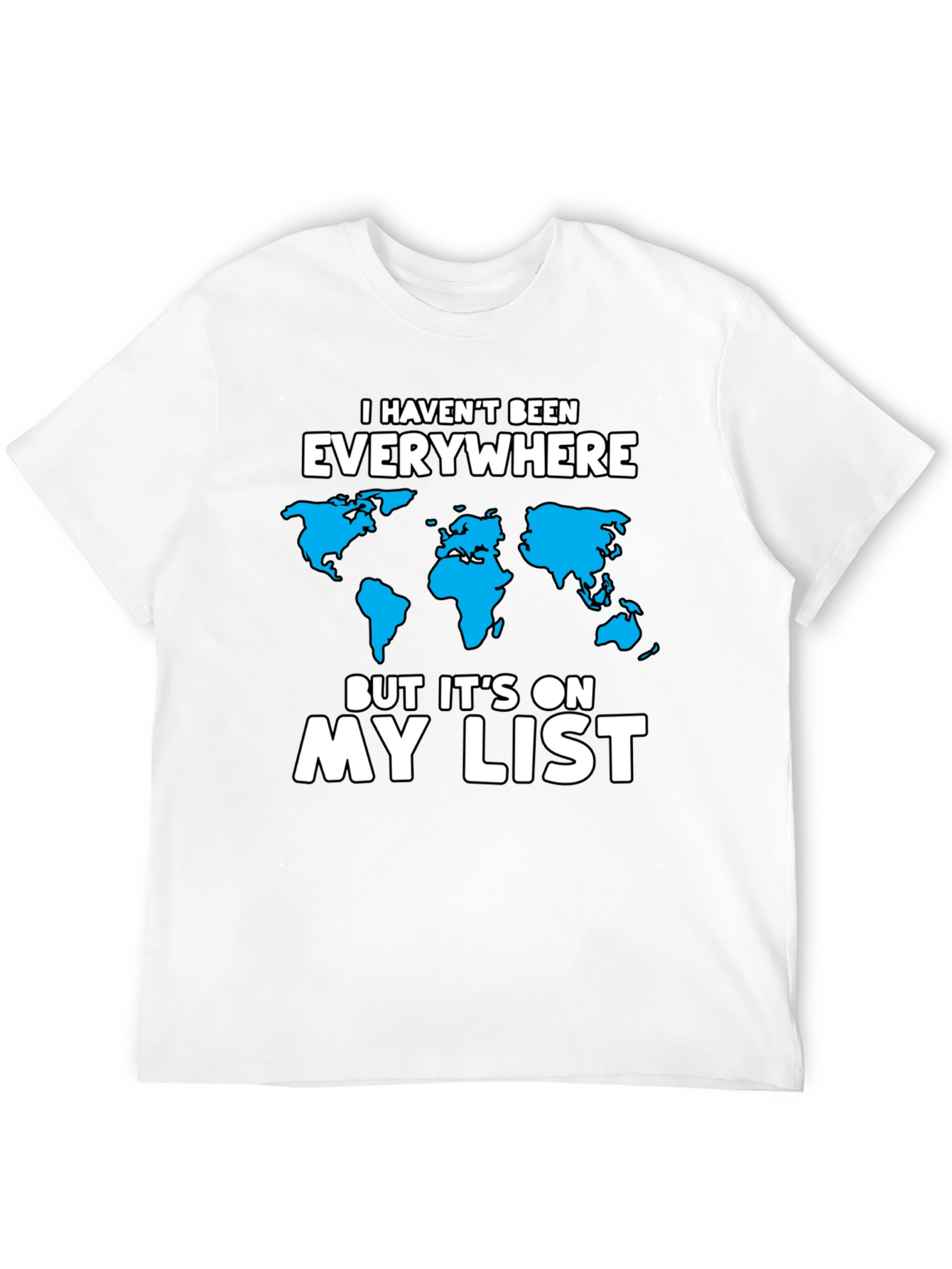 Travelers Wishlist T-Shirt - Black Graphic Tee