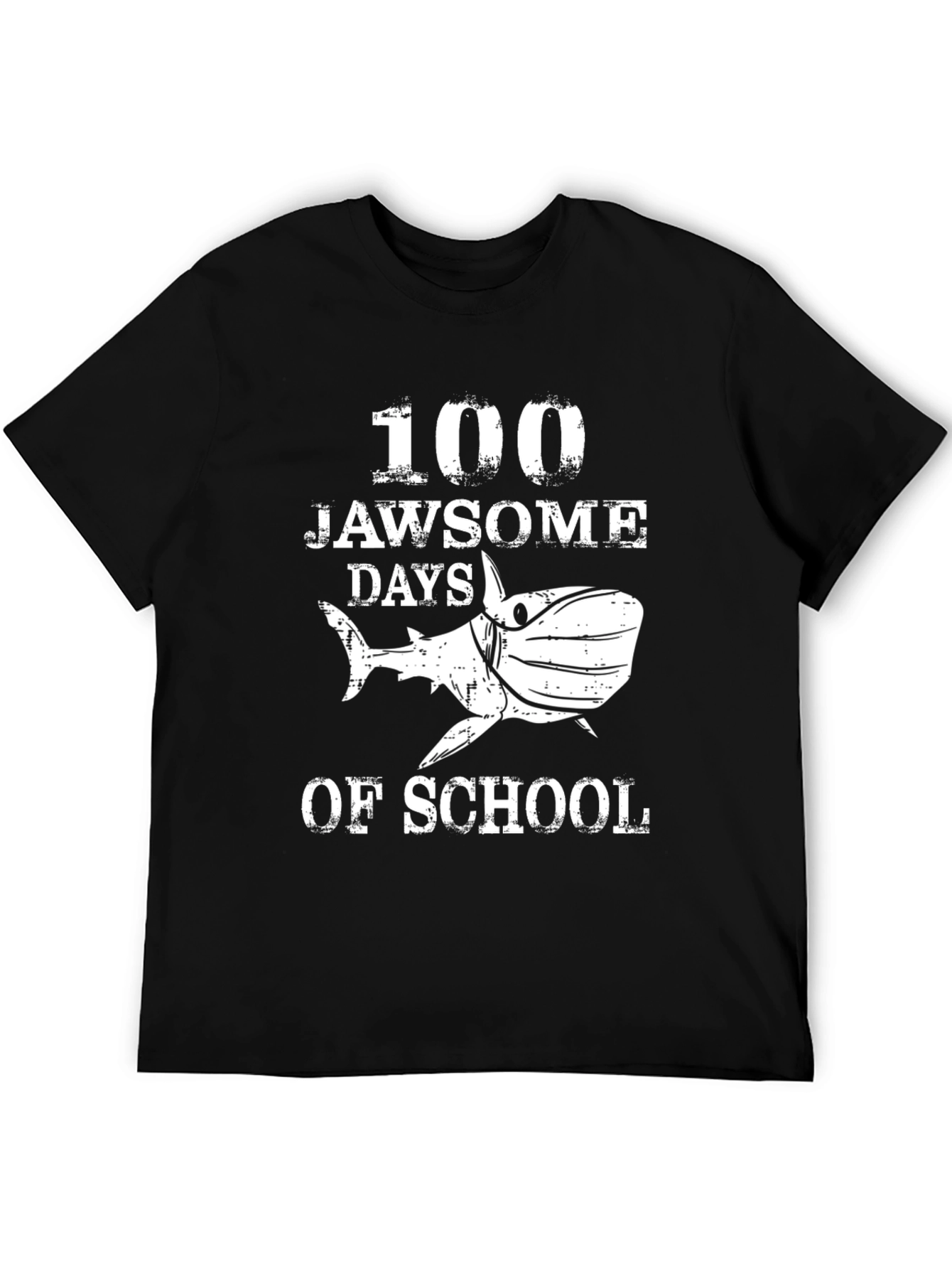 100 Days of School Jawsome Shark T-Shirt