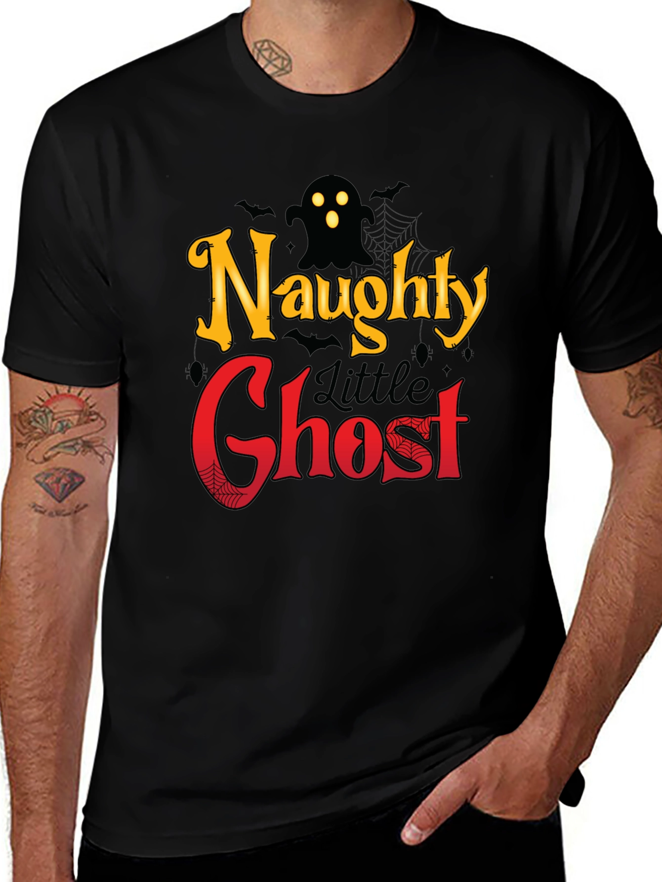 Naughty Little Ghost Halloween T-Shirt
