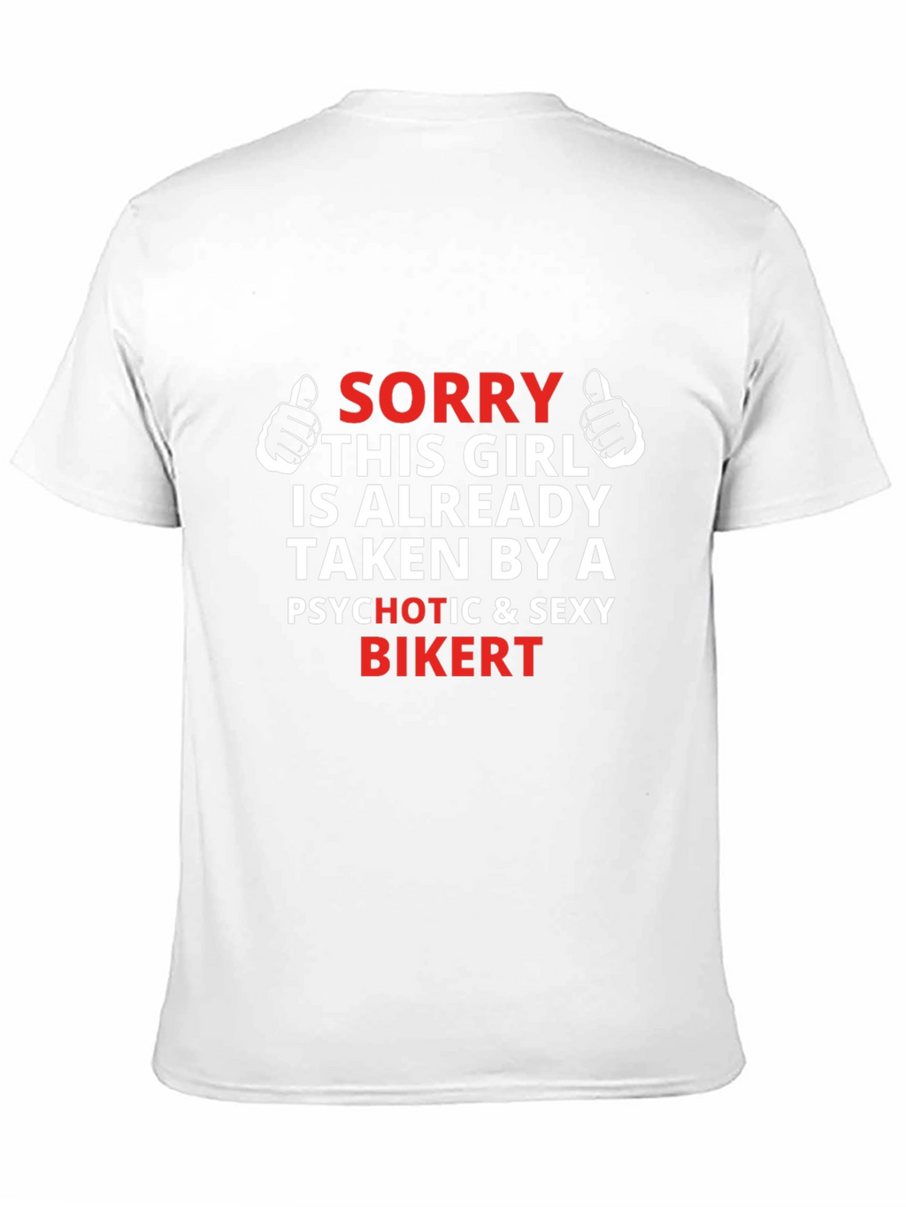 Funny Sorry Girl Taken By Biker Graphic Tee