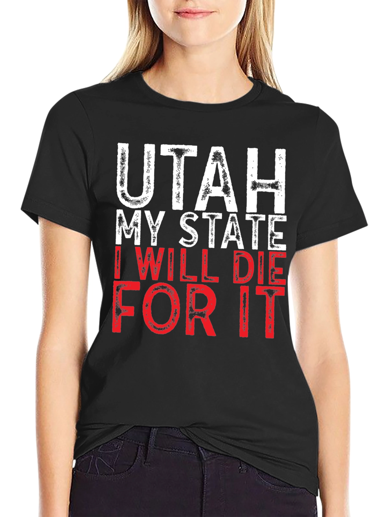 Utah My State I Will Die For It Tee