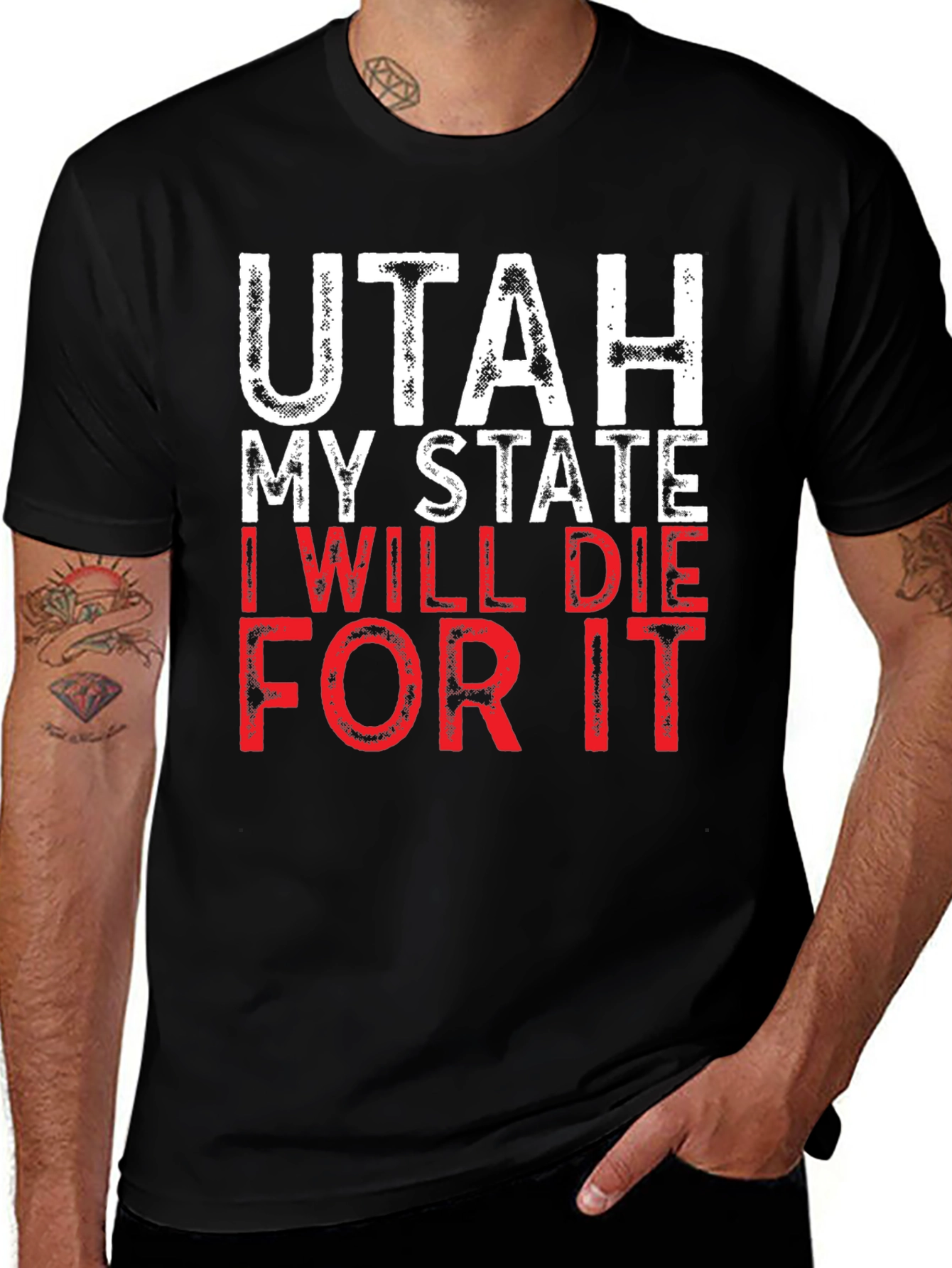 Utah My State I Will Die For It Tee