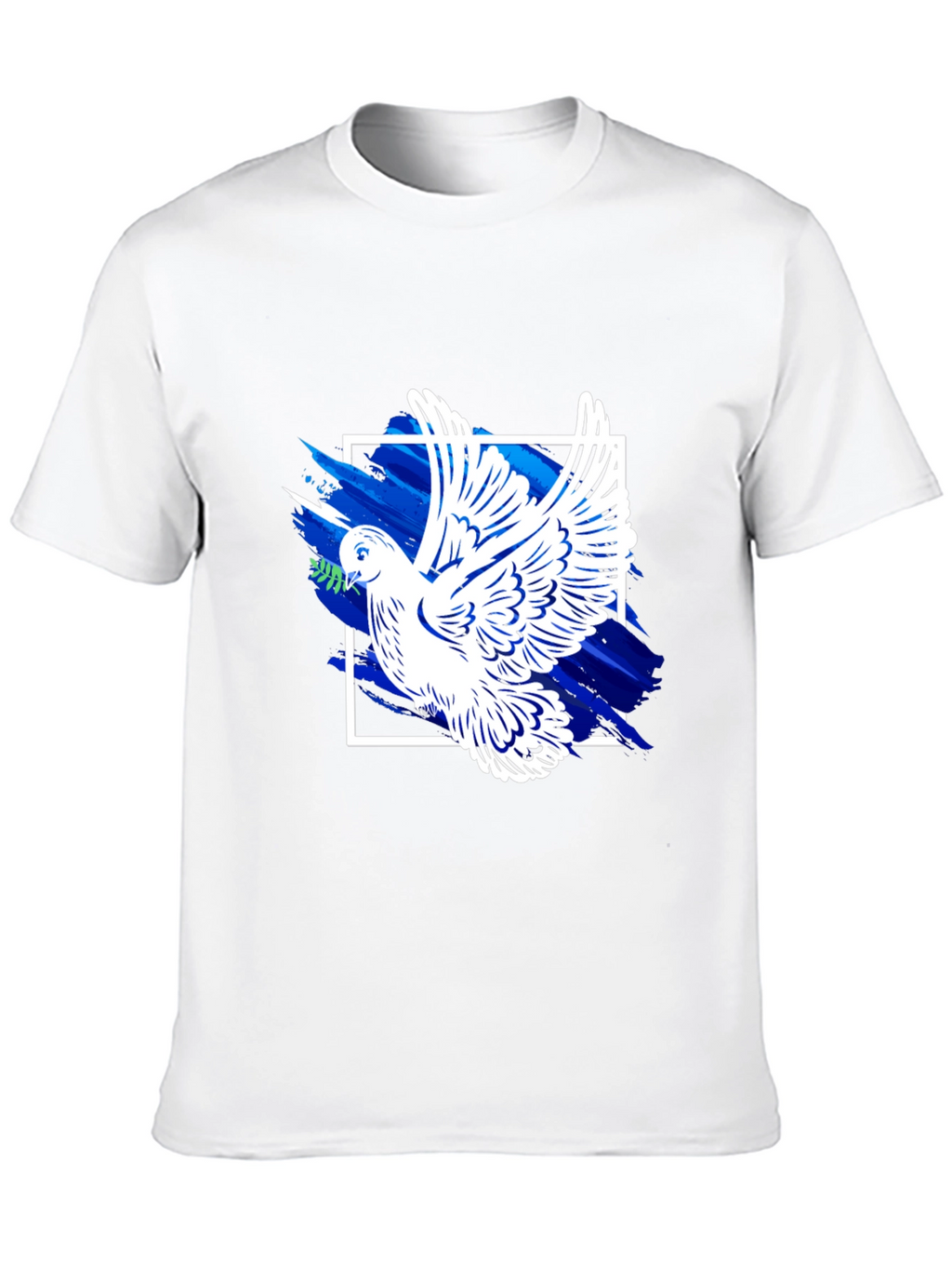Peace Dove Graphic T-Shirt - Stylish Black Tee