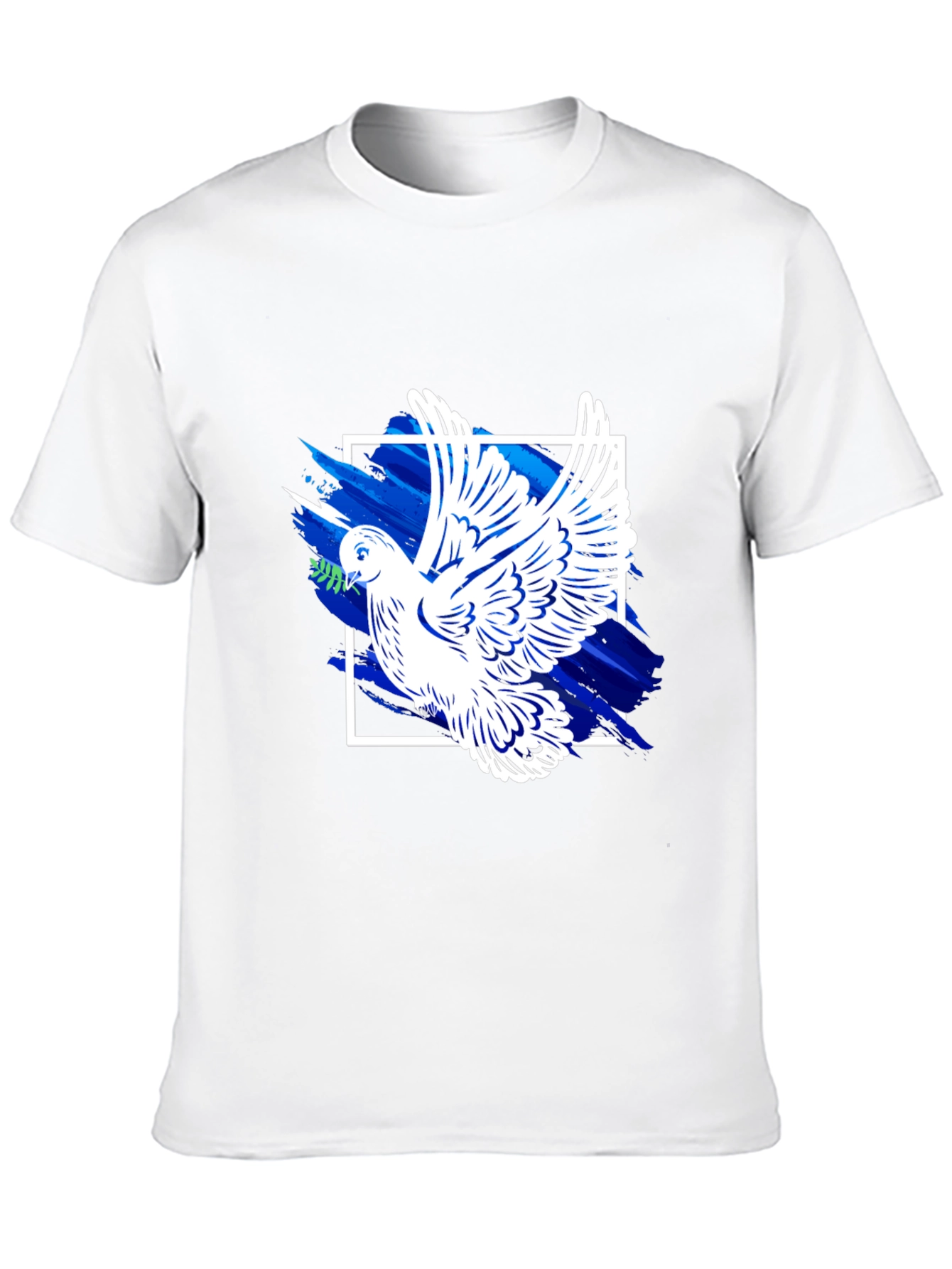 Peace Dove Graphic T-Shirt - Stylish Black Tee