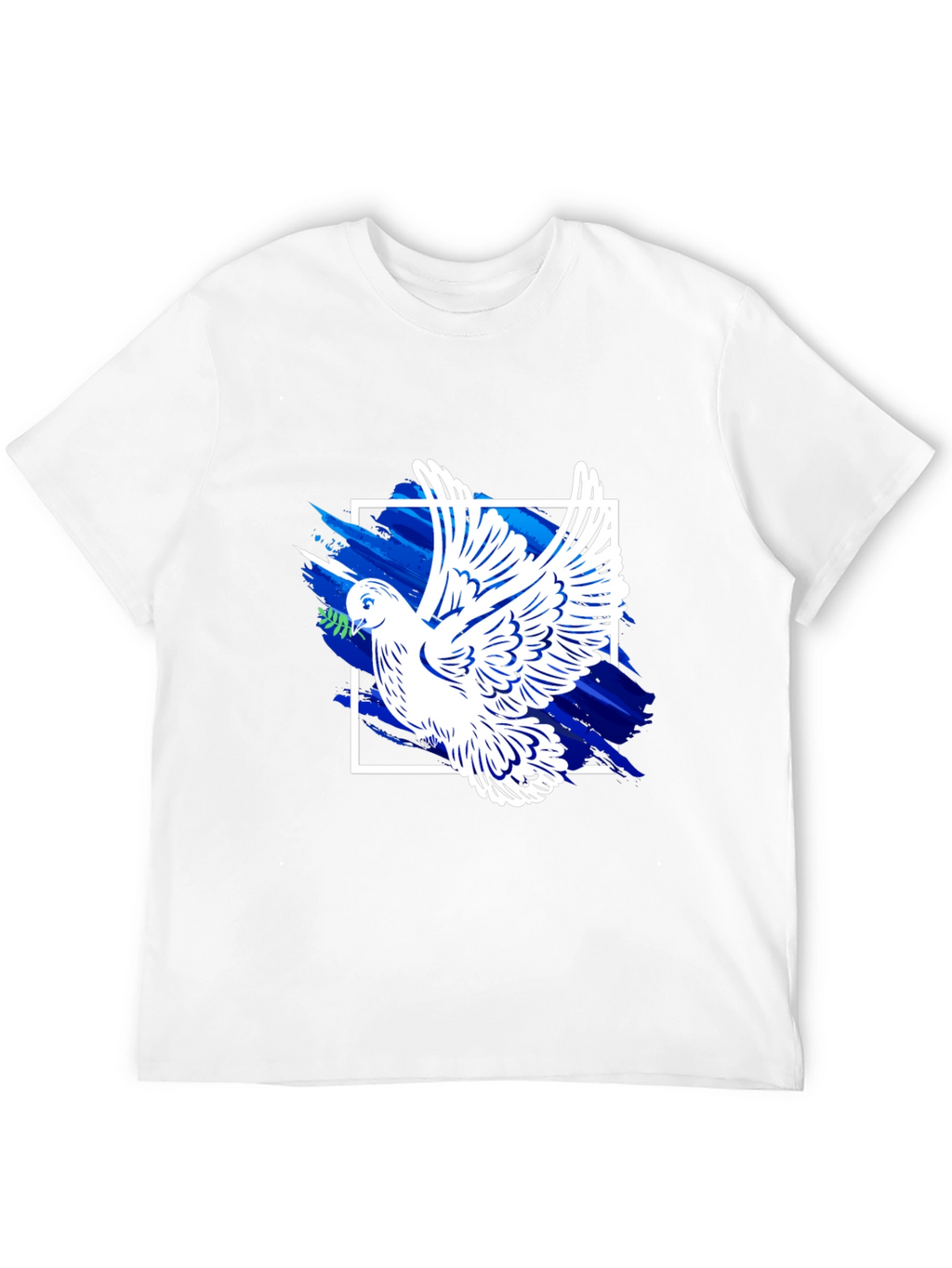 Peace Dove Graphic T-Shirt - Stylish Black Tee