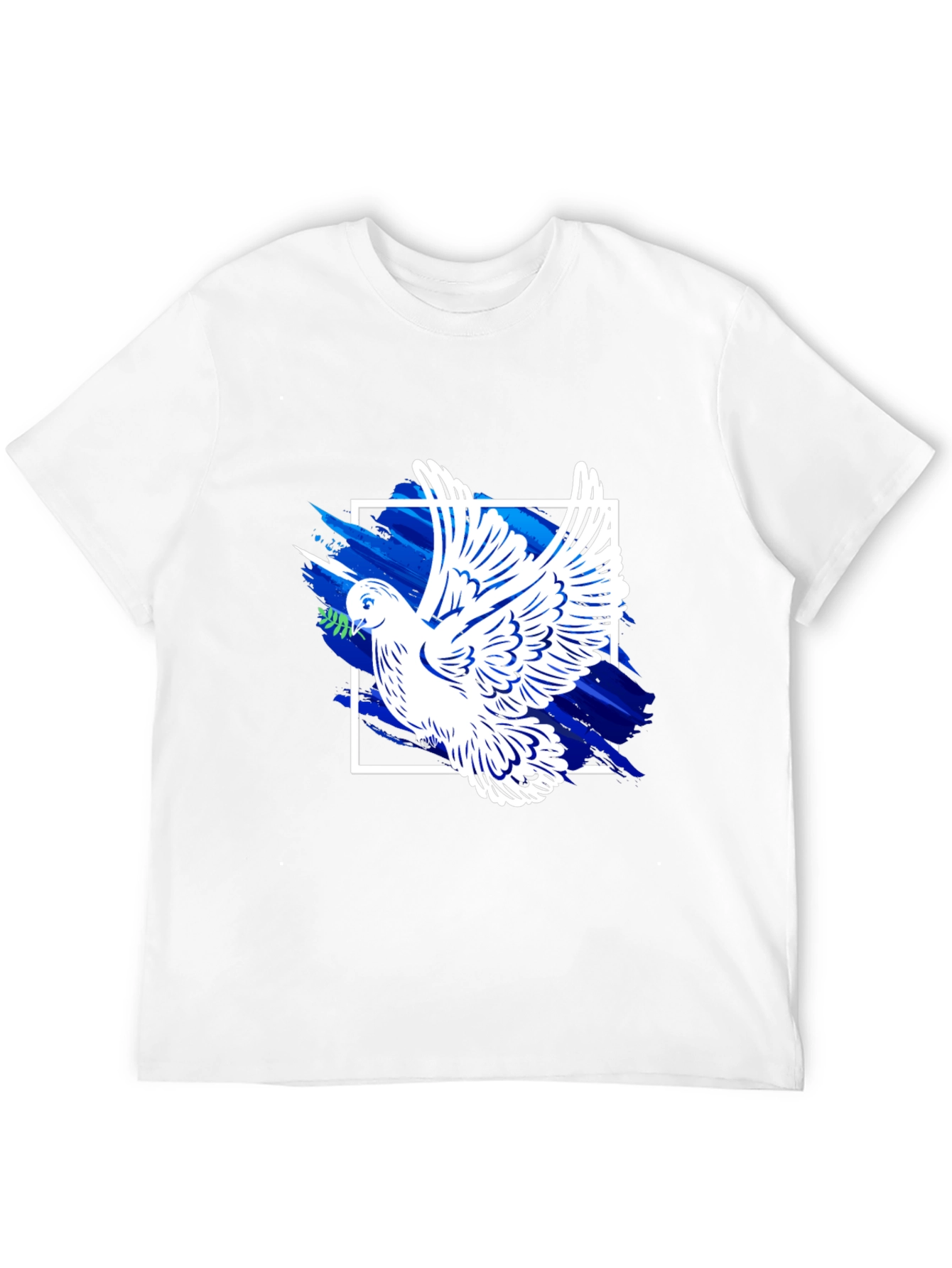 Peace Dove Graphic T-Shirt - Stylish Black Tee