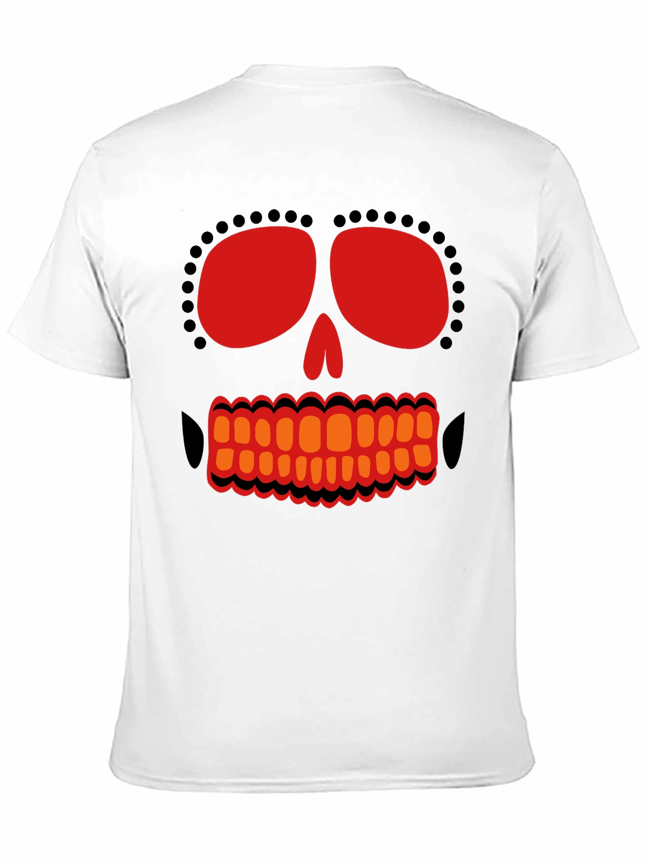 Day of the Dead Skull Graphic T-Shirt